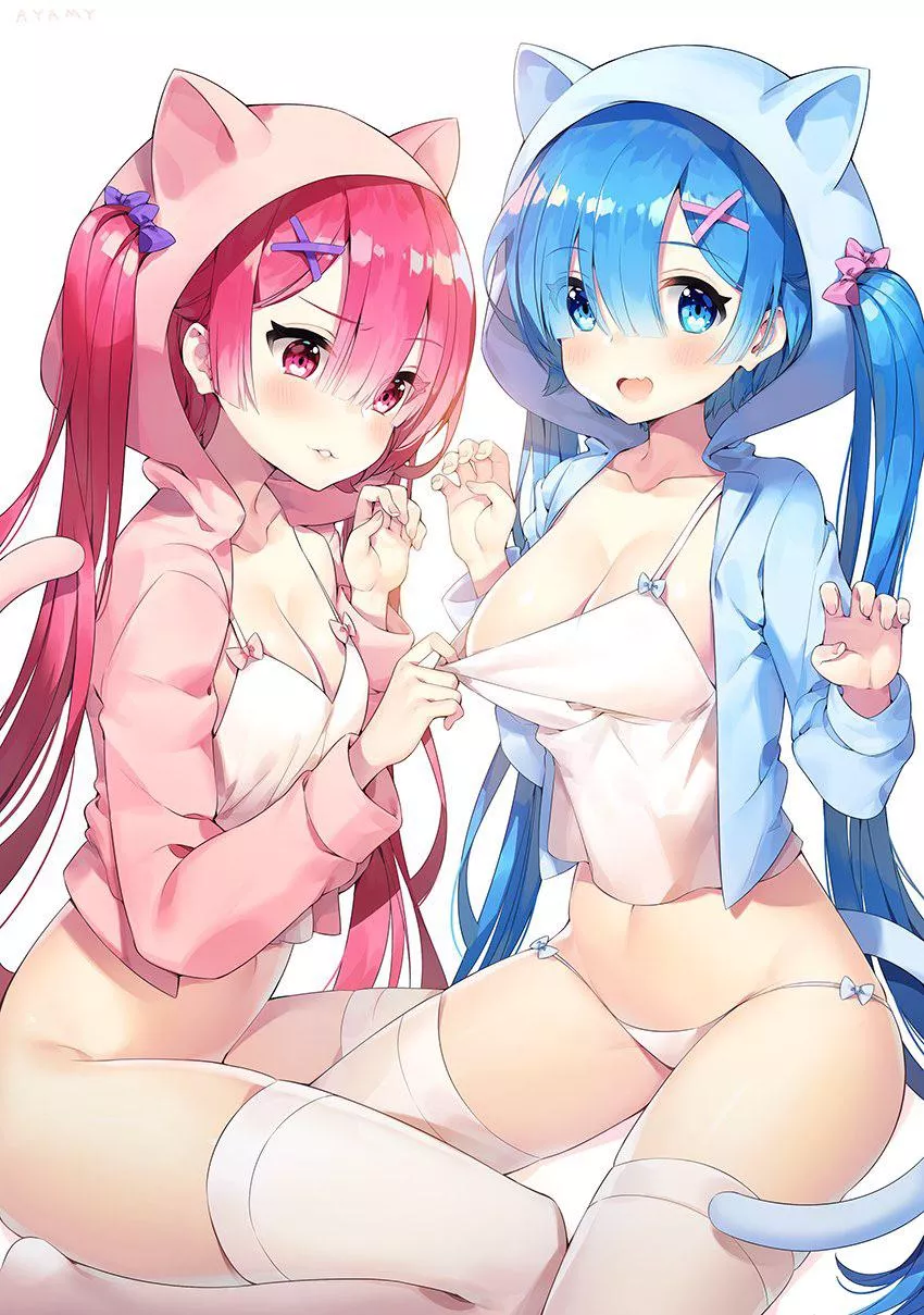 Neko Ram x Rem