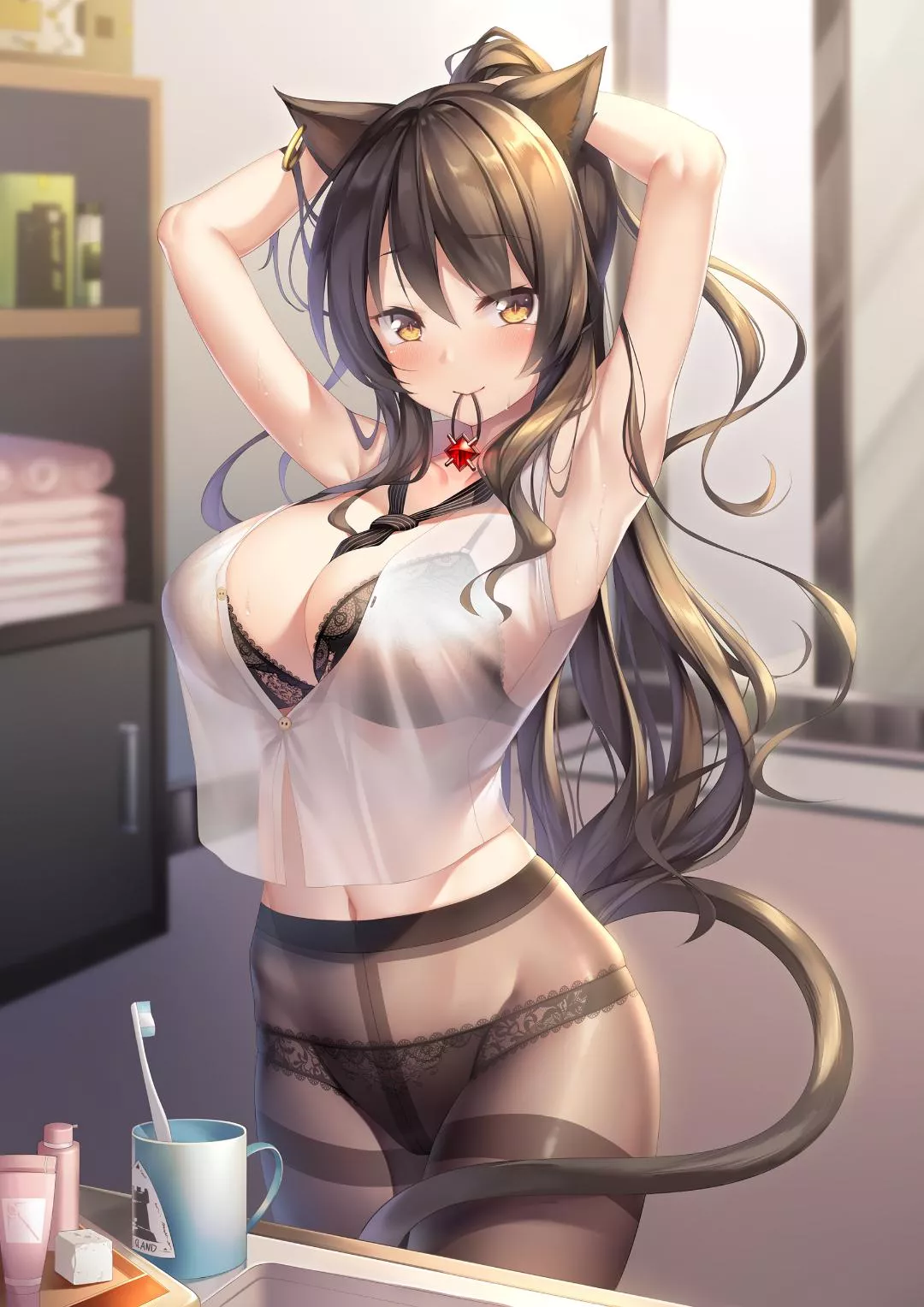 Nekos know the best lingerie