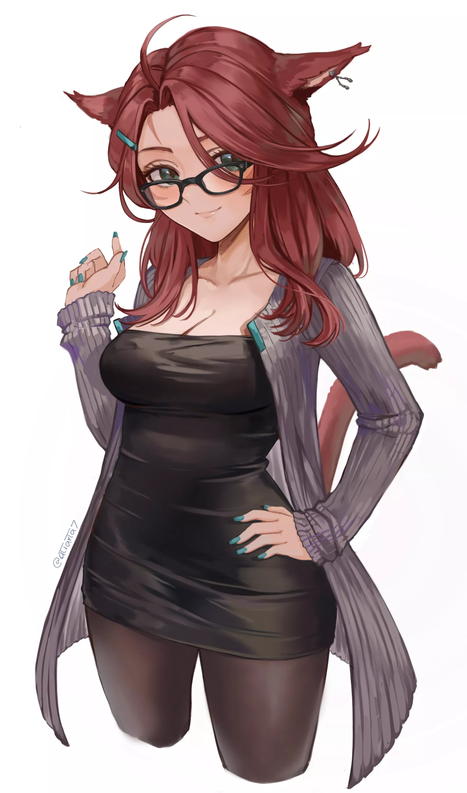 Nerdy nekomimi