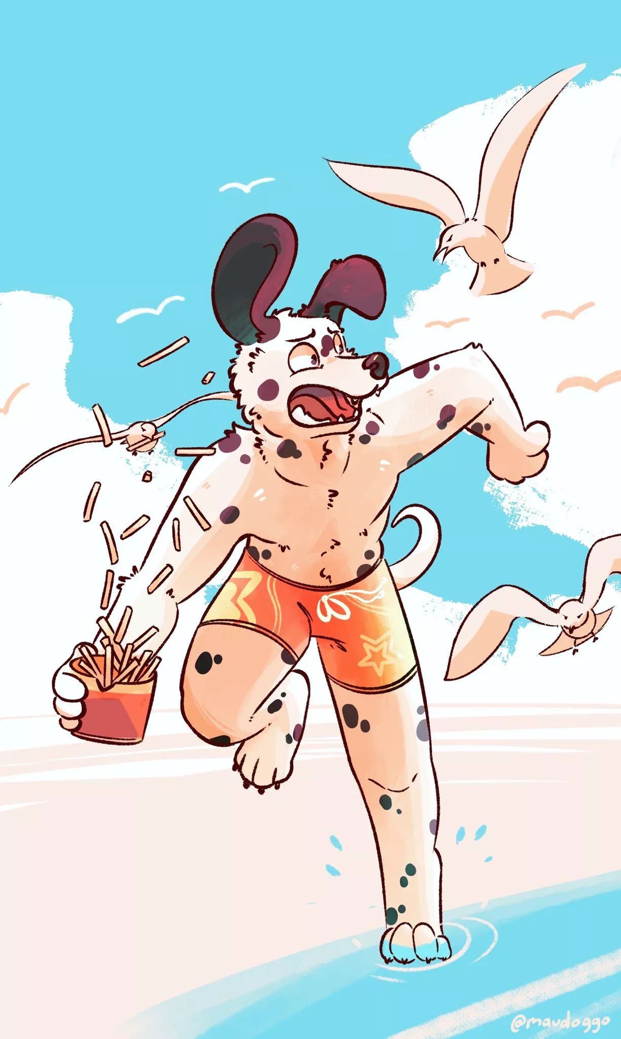 Never Bring French Fries to the Beach [Maudoggo]