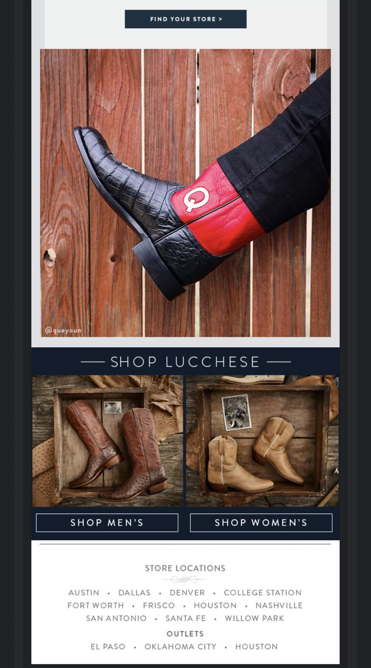 Never buying Lucchese again after this crap.