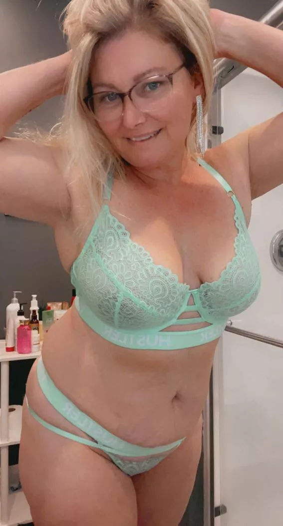 New bra and panties do you like?