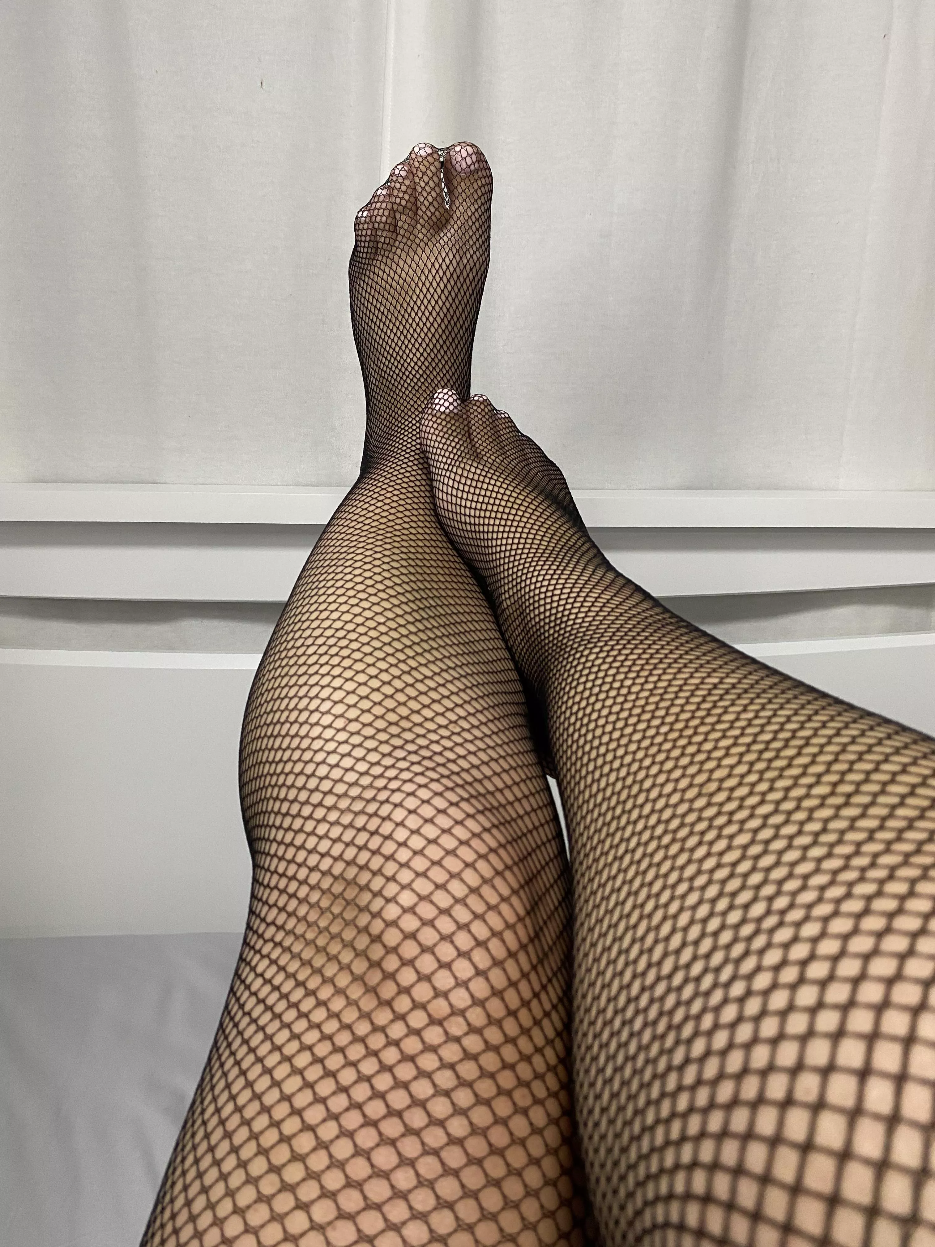 New fishnets, what do you think? ðŸ–¤