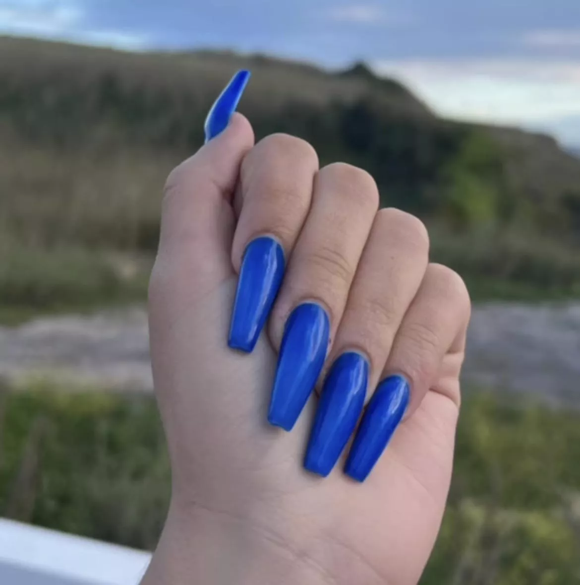 New Royal Blue claws. What do you think? 😈