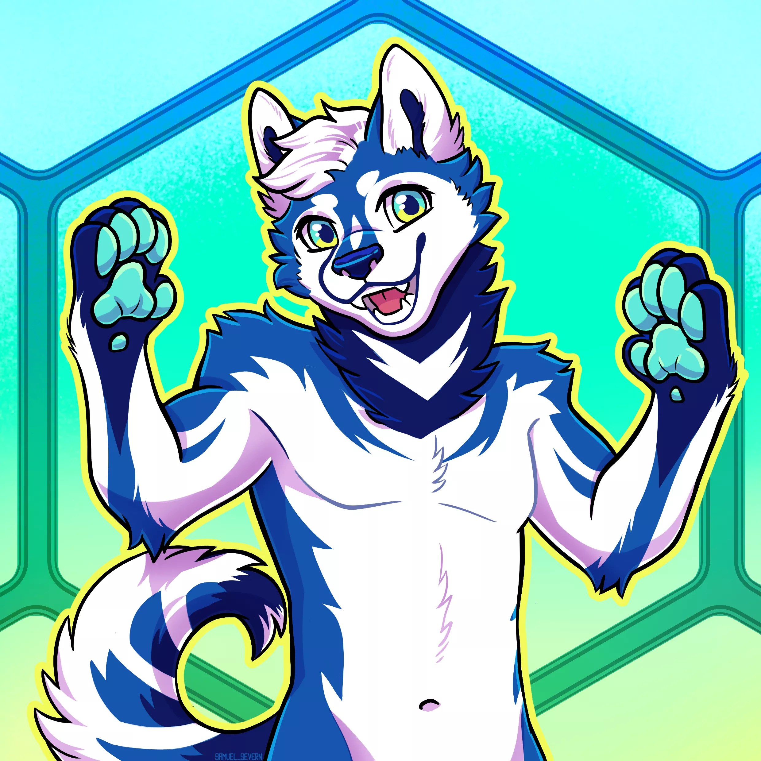 New sona for @azubluehusky. Be sure to give him a big welcome nvn/ (art by me @SevernSamuel on twitter)