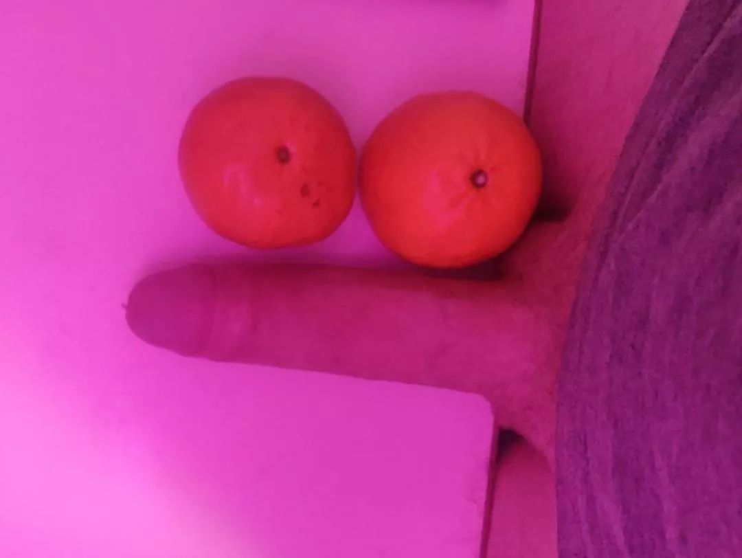 Next to tangerines