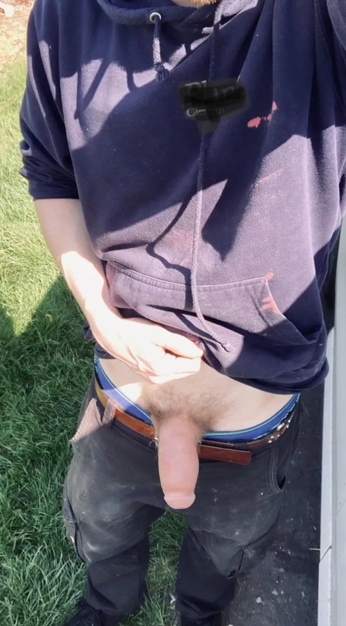 Nice day for getting your dick out