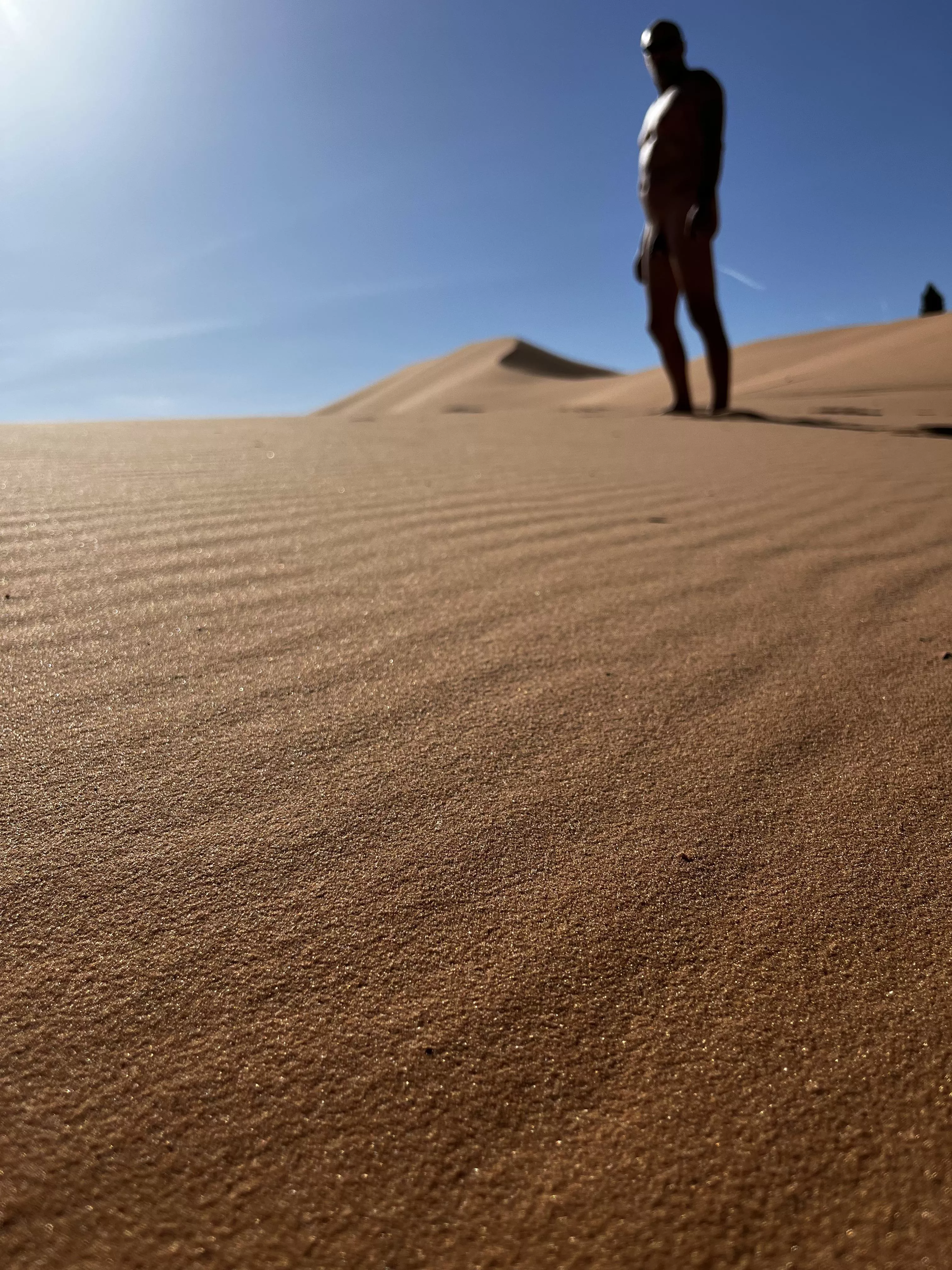 Nice day to be naked at the sand dunes.