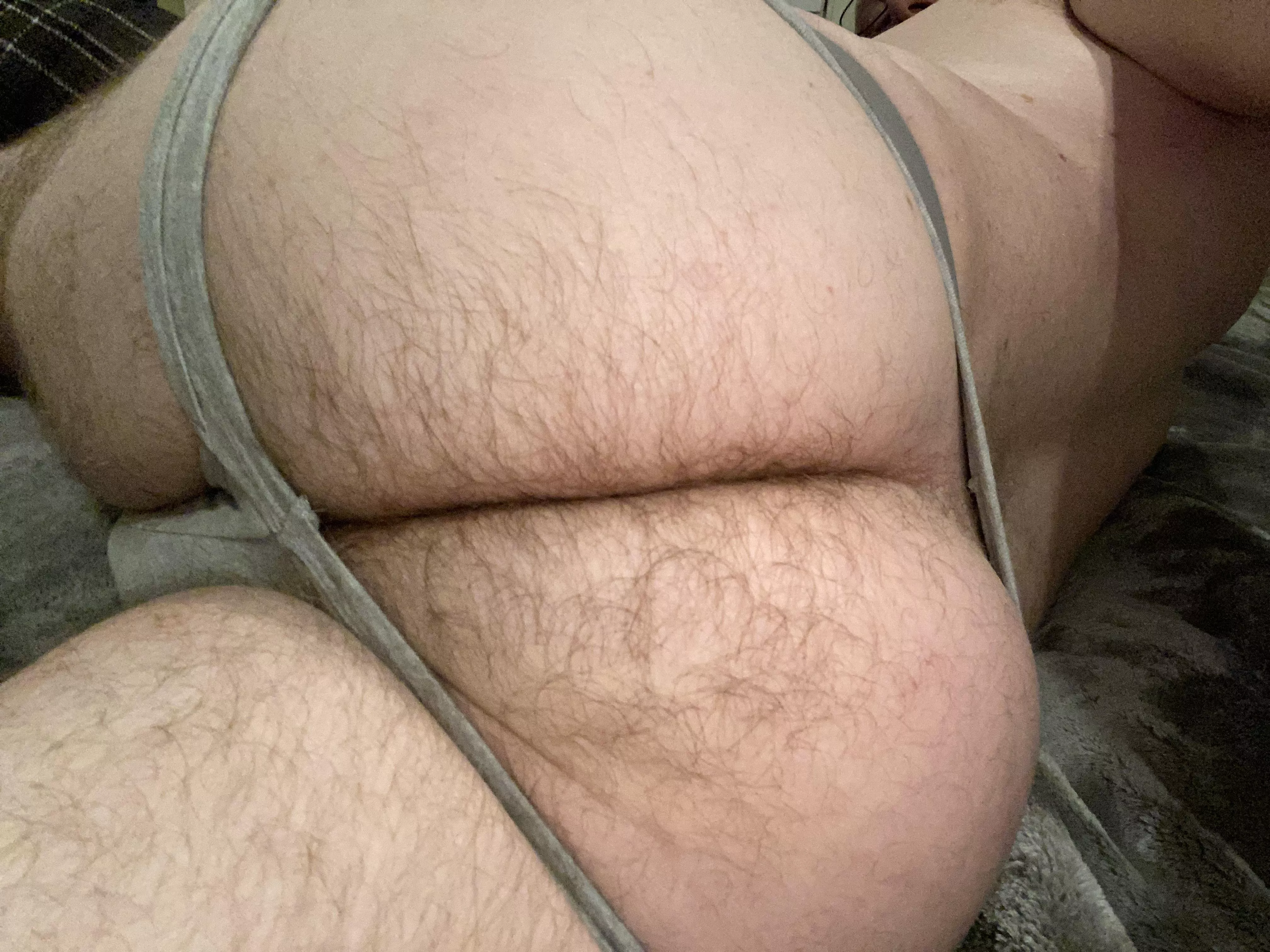 Nice little hairy ass would you like a taste