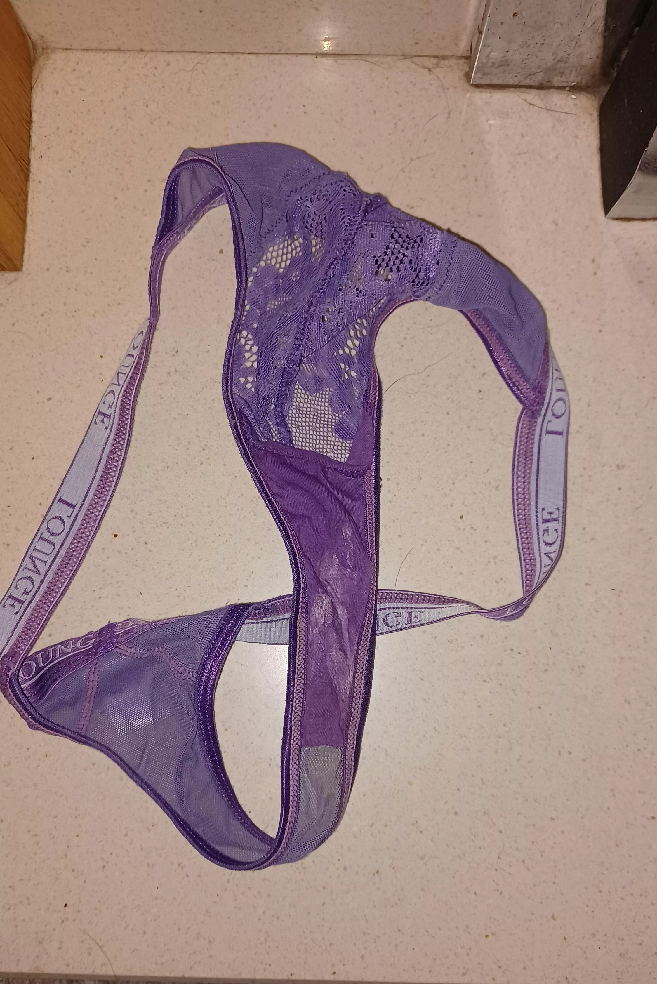 nice pussy stained thong