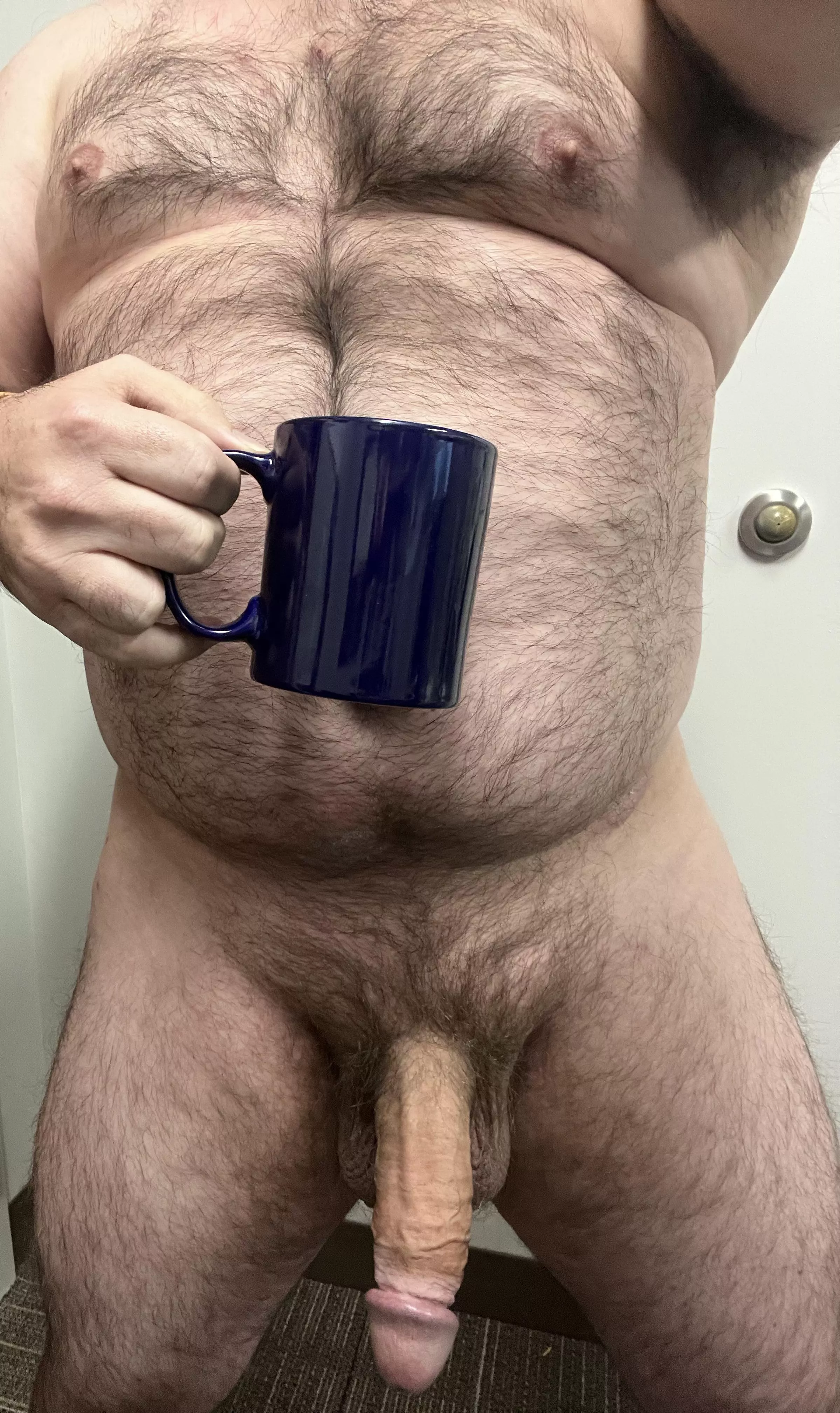 Nice warm cup as I had to come into the office today, want to help me finish my work?