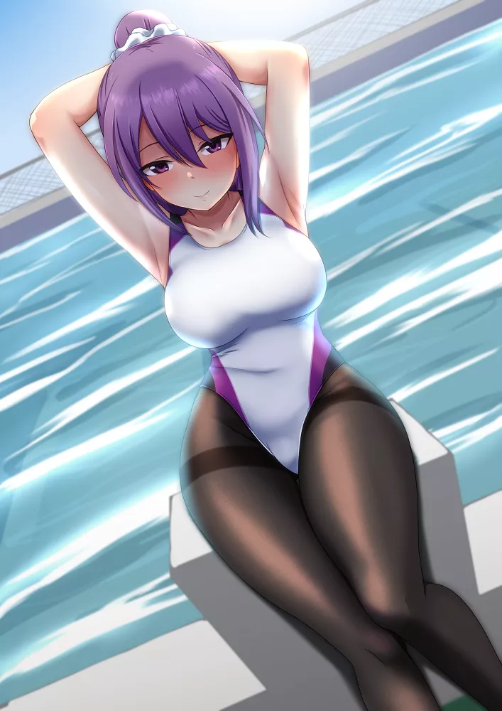 Nikotama Mai Swimming ( Ayuayu) [Alice Gear Aegis]