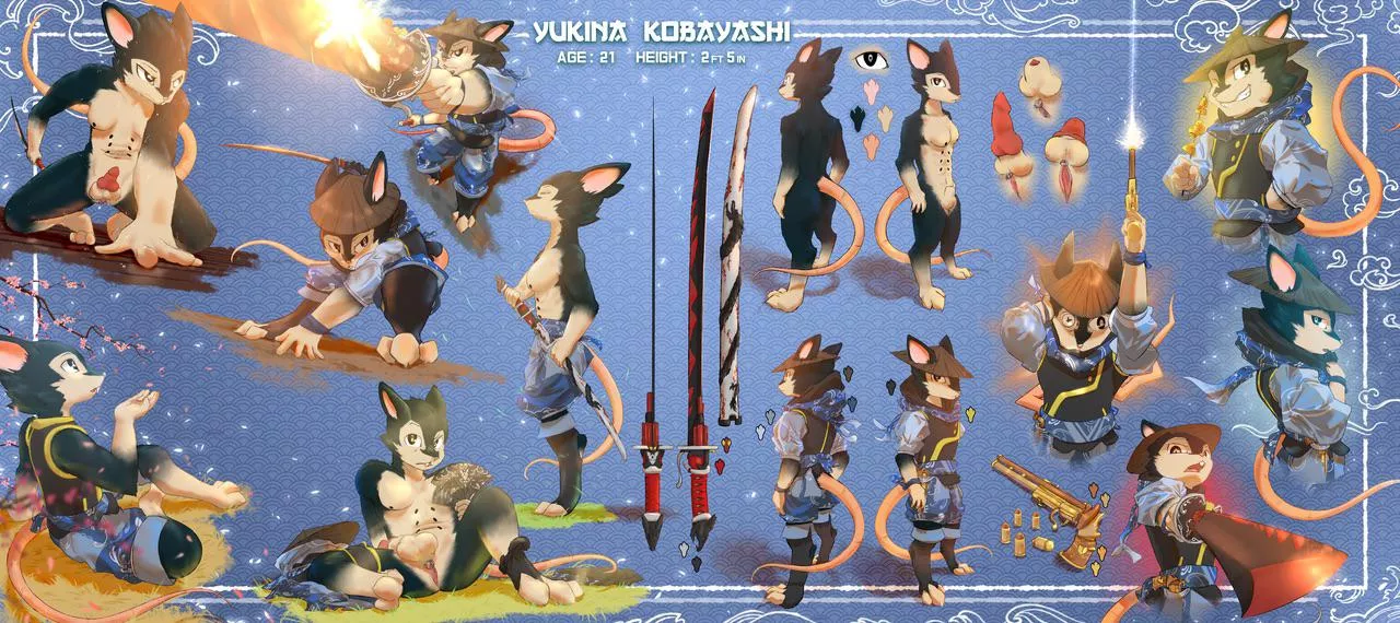 Ninja Rodent sheet(Stampmats)