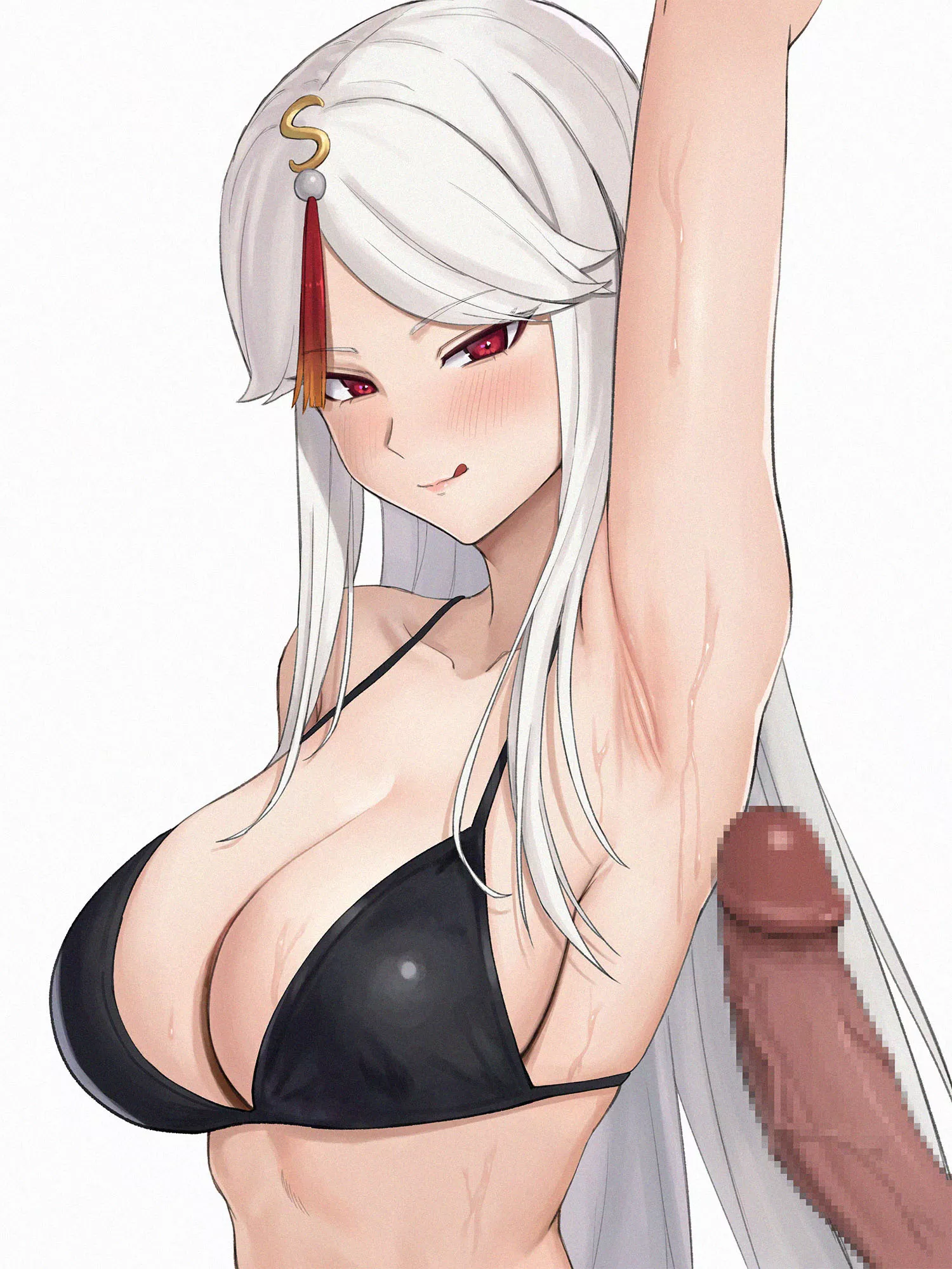 Ninnguang's naughty stare and her fuckable armpits ðŸ¤¤ (Genshin Impact) [SP]