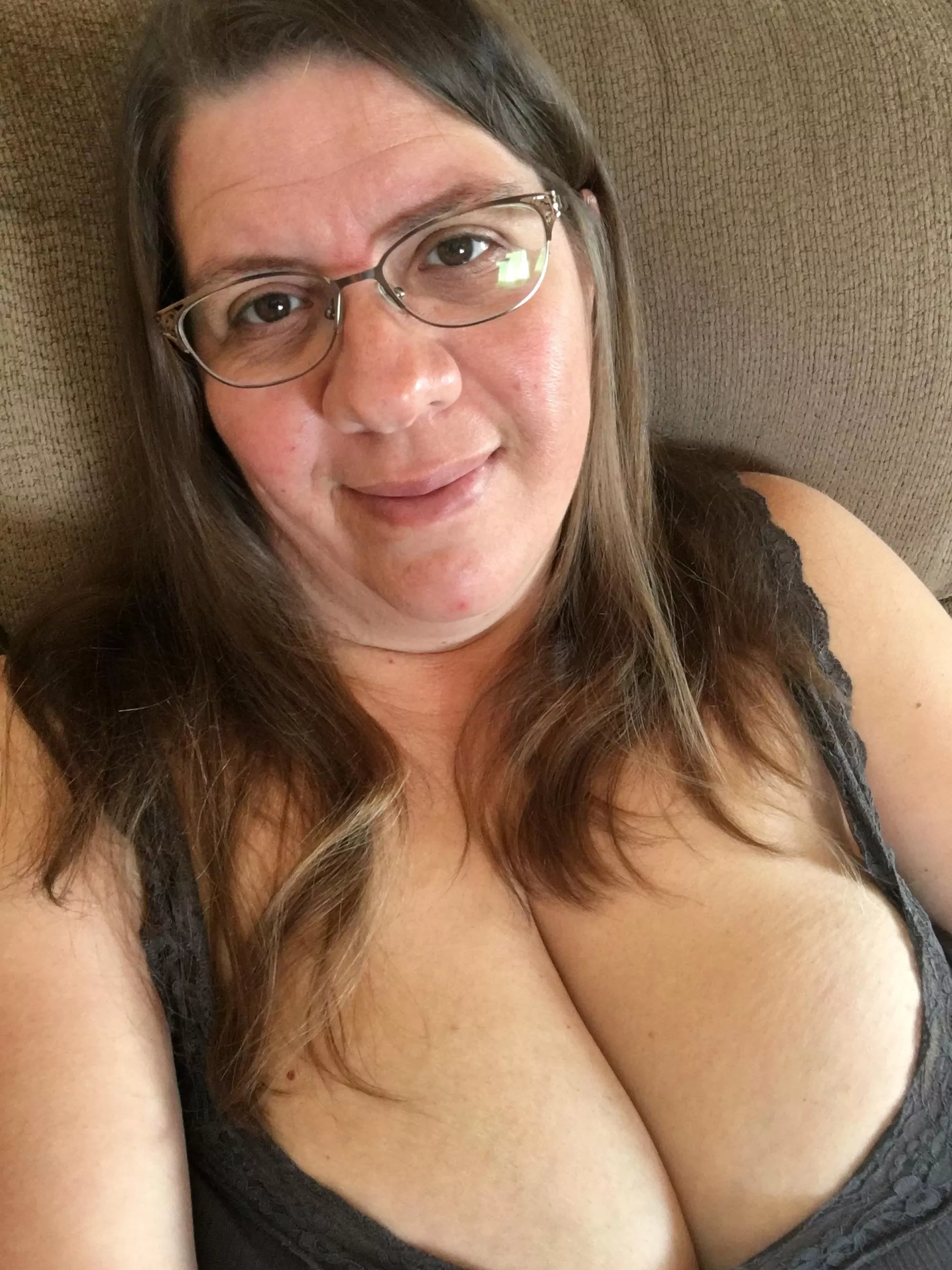 No bra makes for great cleavage! 😉