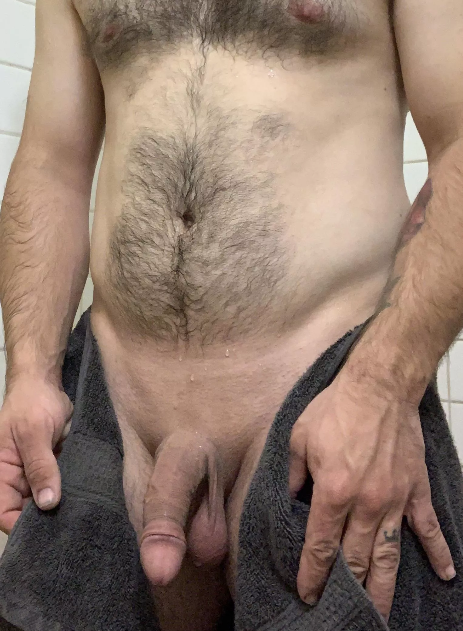 No matter what I do my dick hangs lower than my balls lol. Let me know what you think.