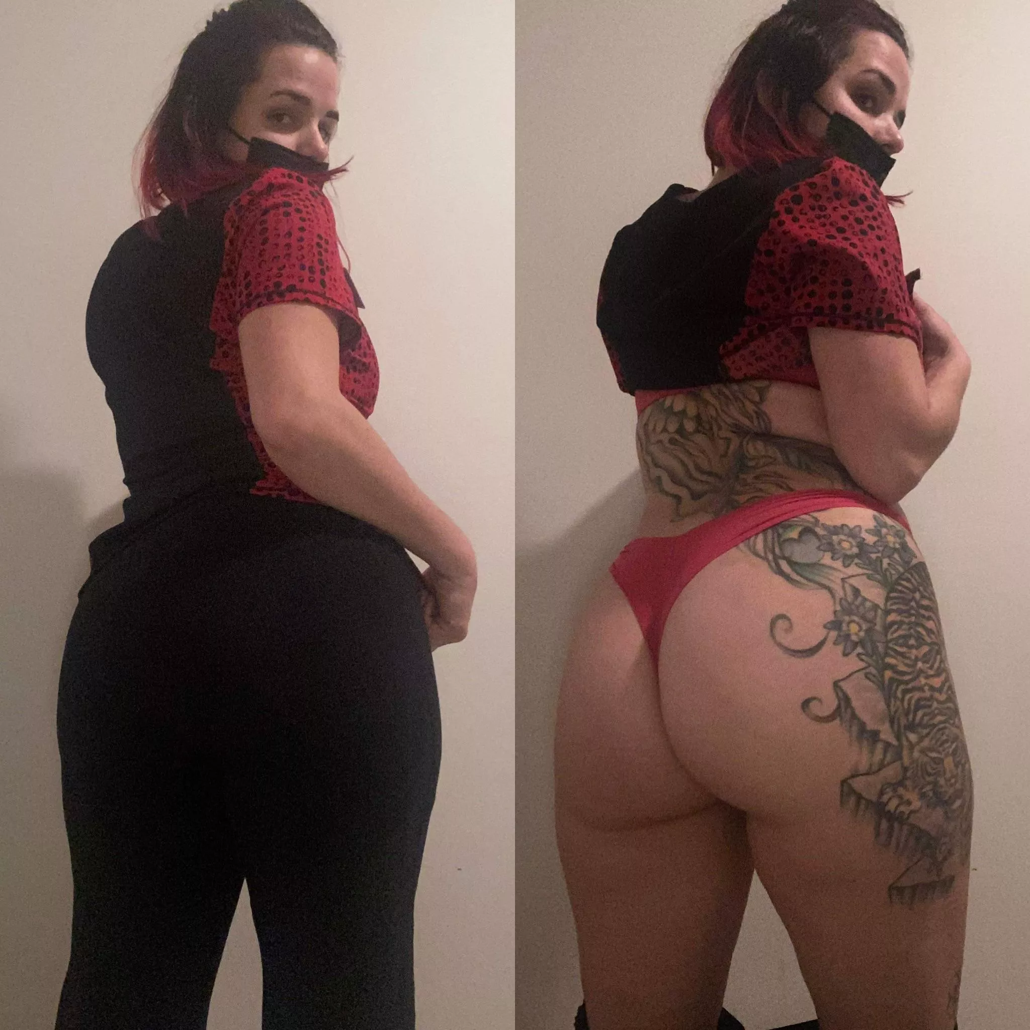 No one would ever suspect a tatted nurse with a big ass hides under these scrubs!