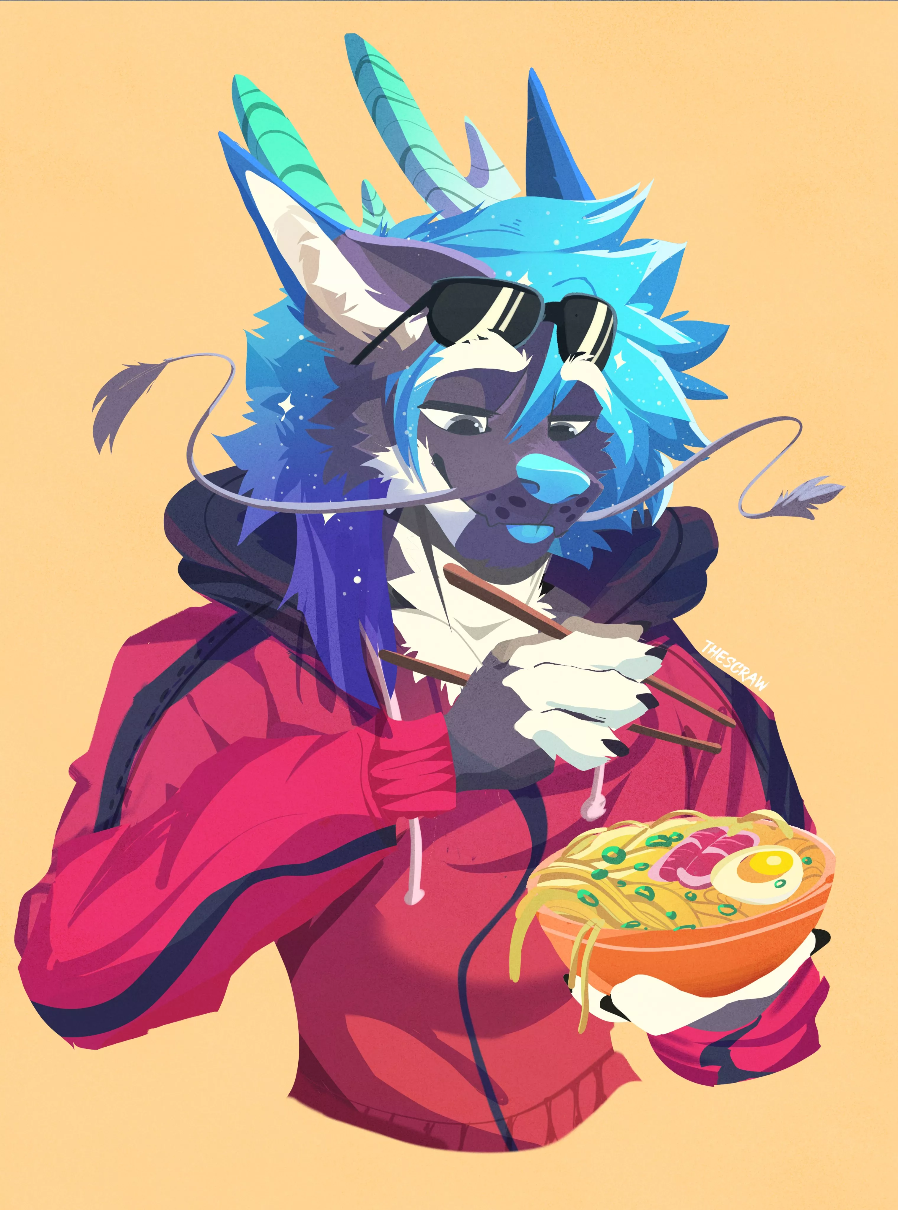 Noodle Eating Noodles [Scraw]