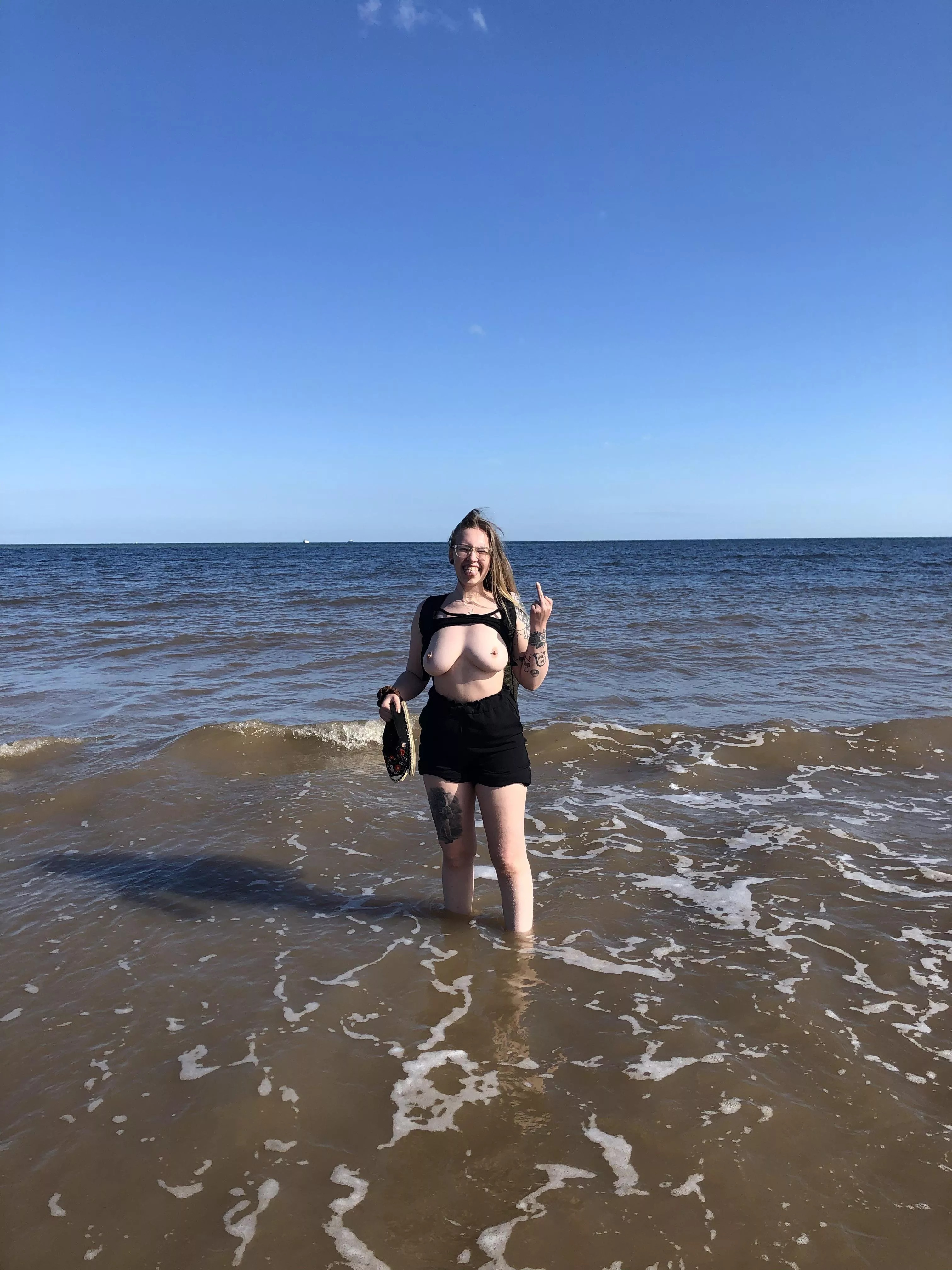 Not the best beach but definitely the best tits