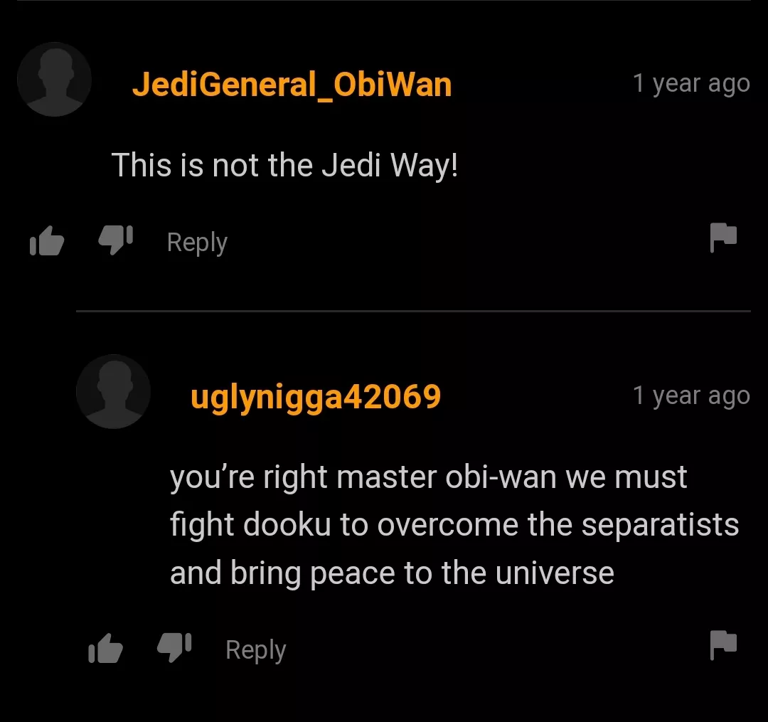 Not the Jedi Way