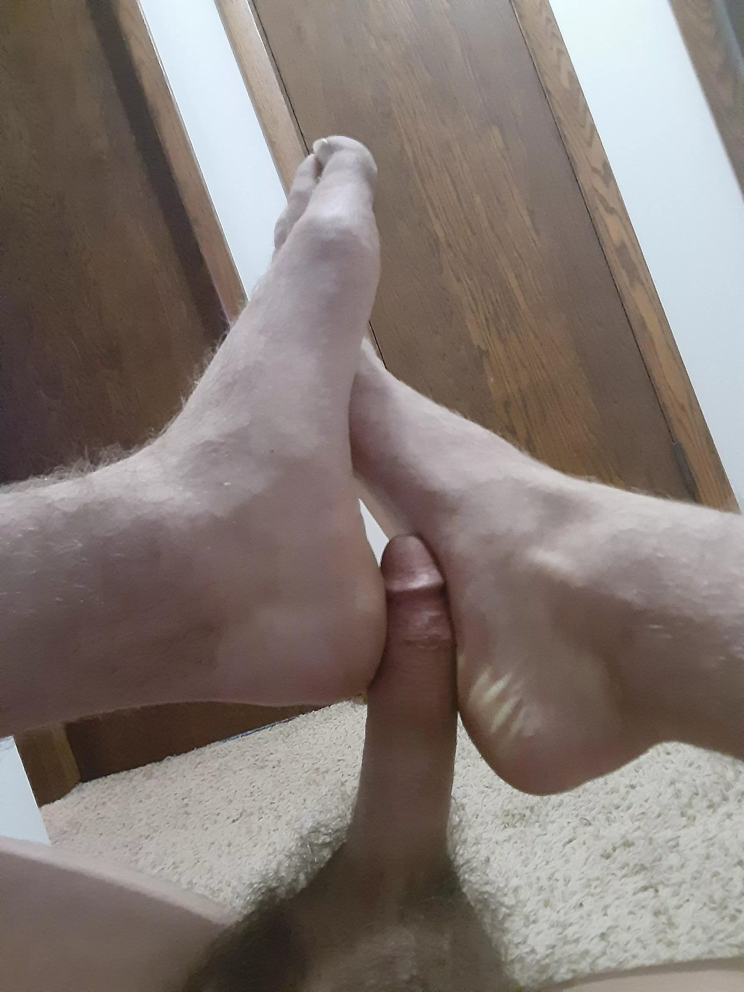 nothing like a good self-footjob