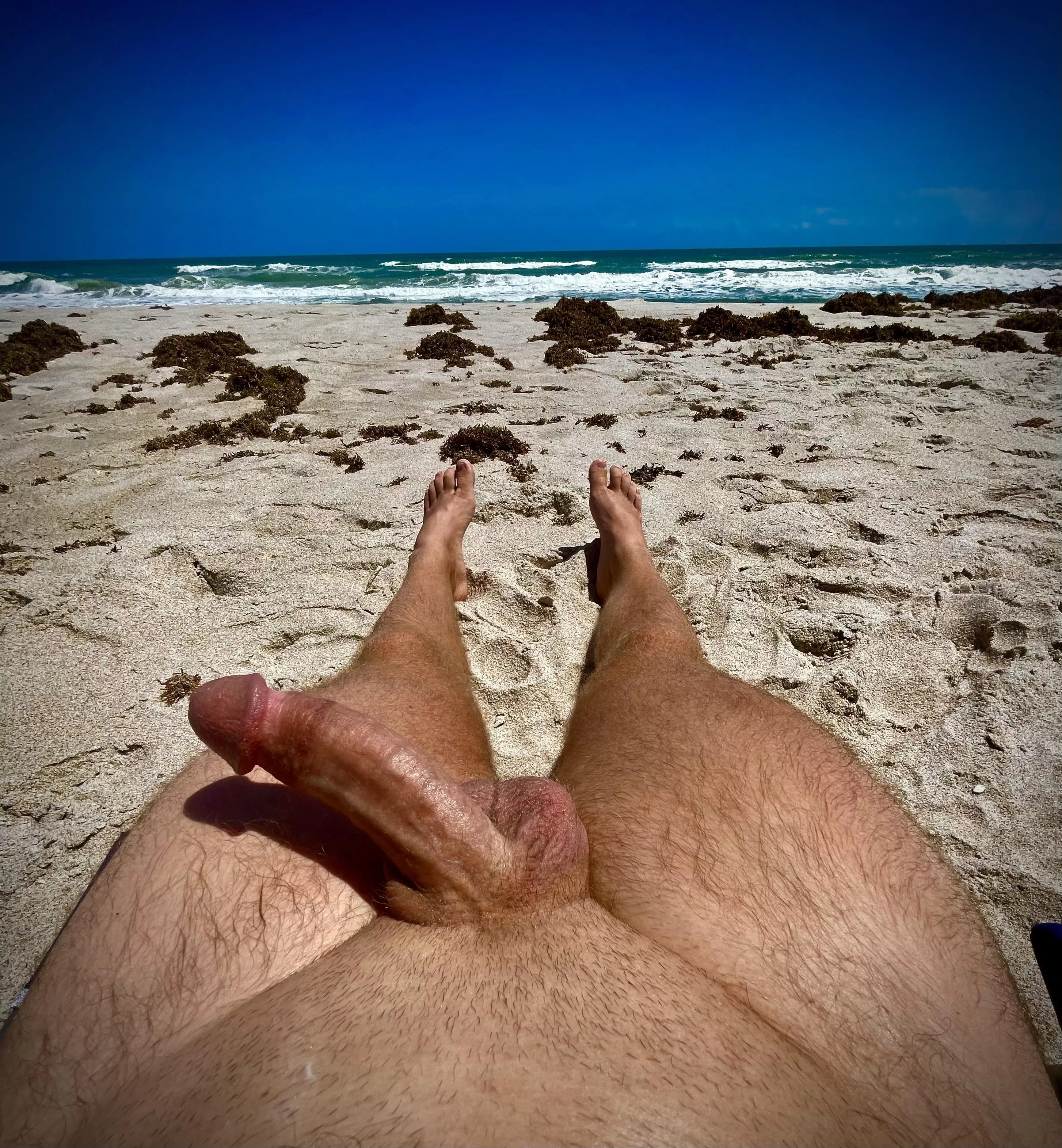 Nude beach cock