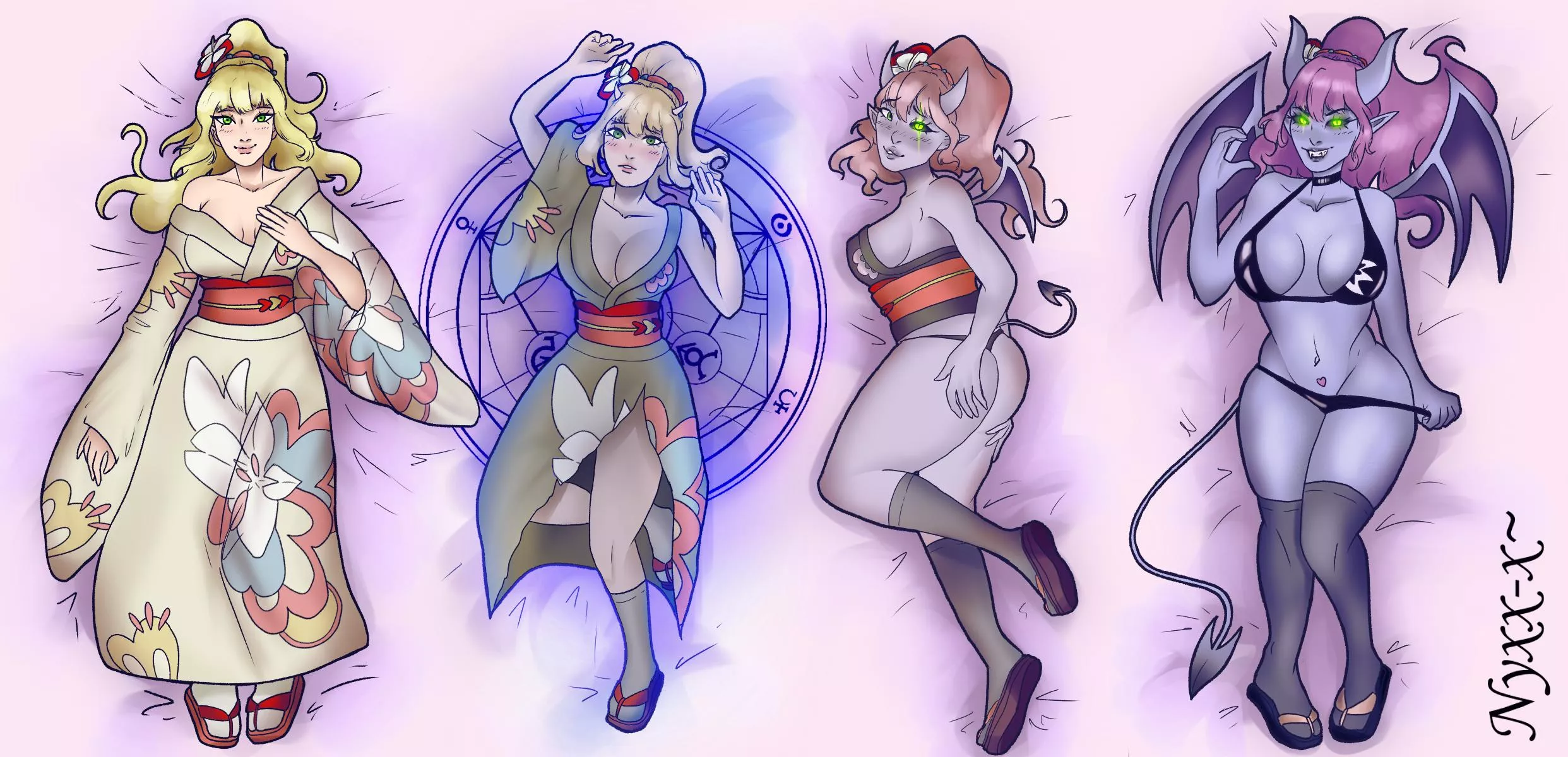 [OC] Inner Succubus~ (FTF, Succubus TF, Corruption) by me.