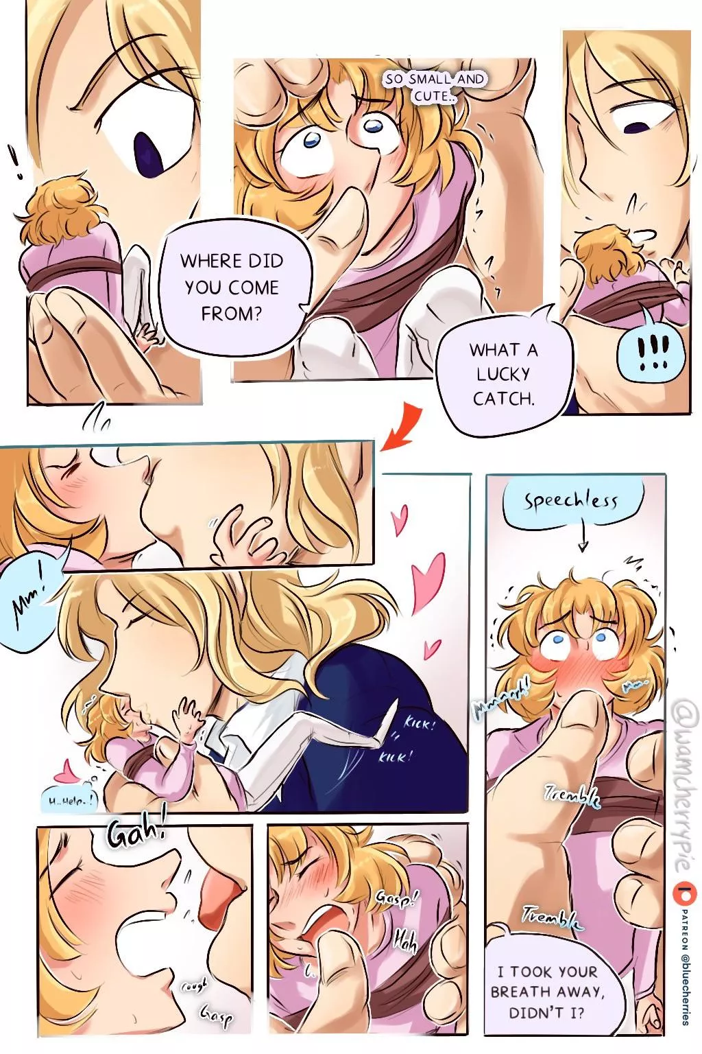 [OC] Kissed by a giantess â™¡