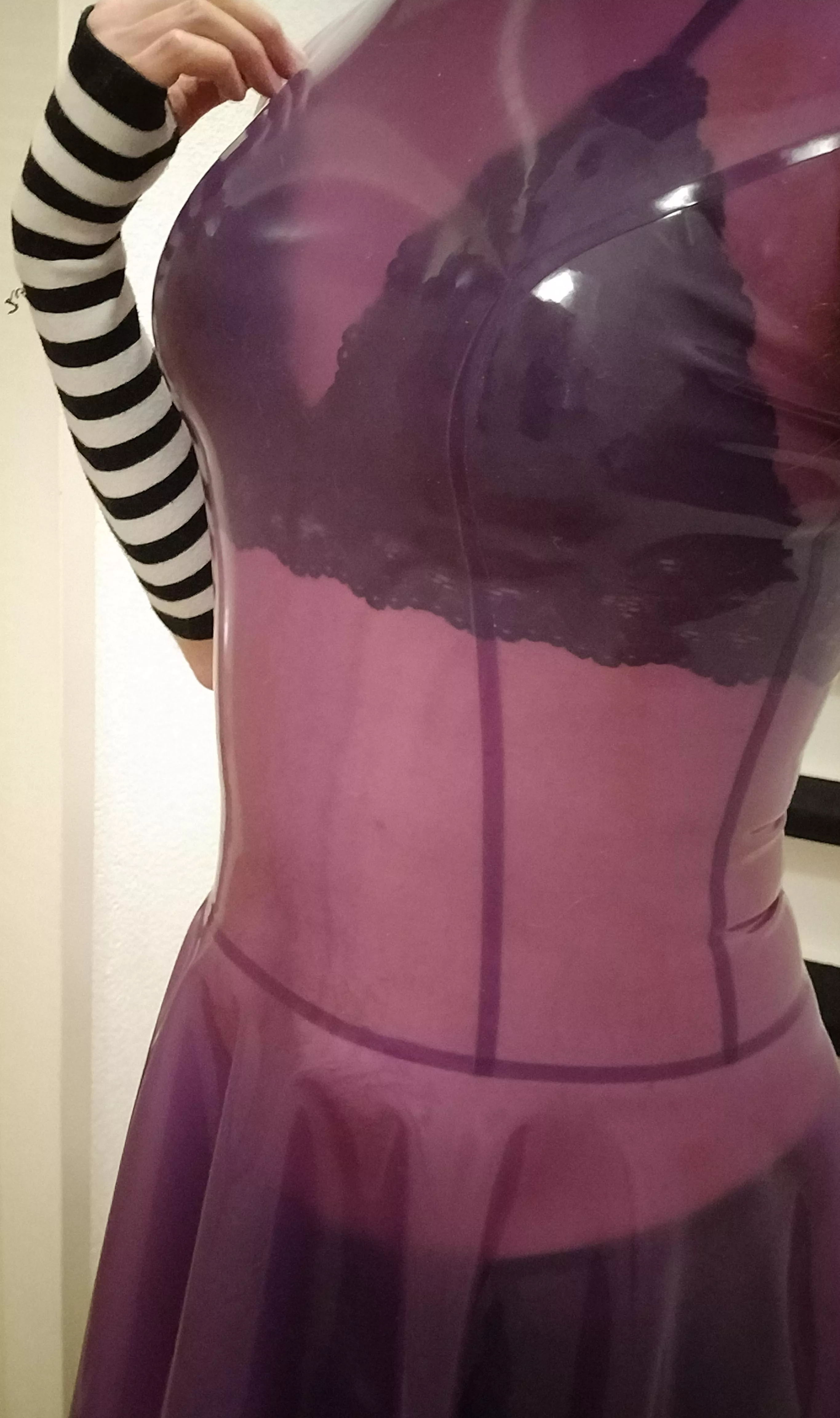 [OC] purple see-through latex 💜