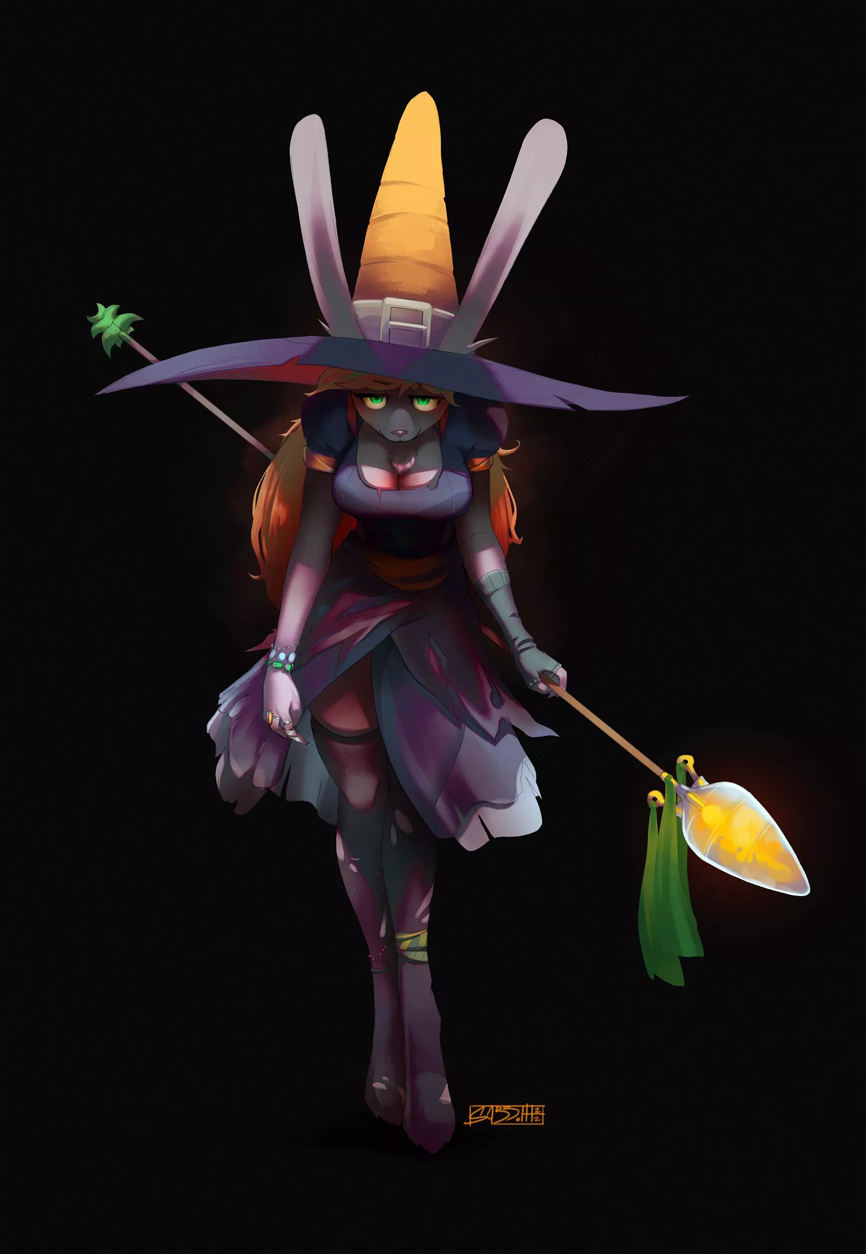 [oc] Witch of Carrots (art by me)