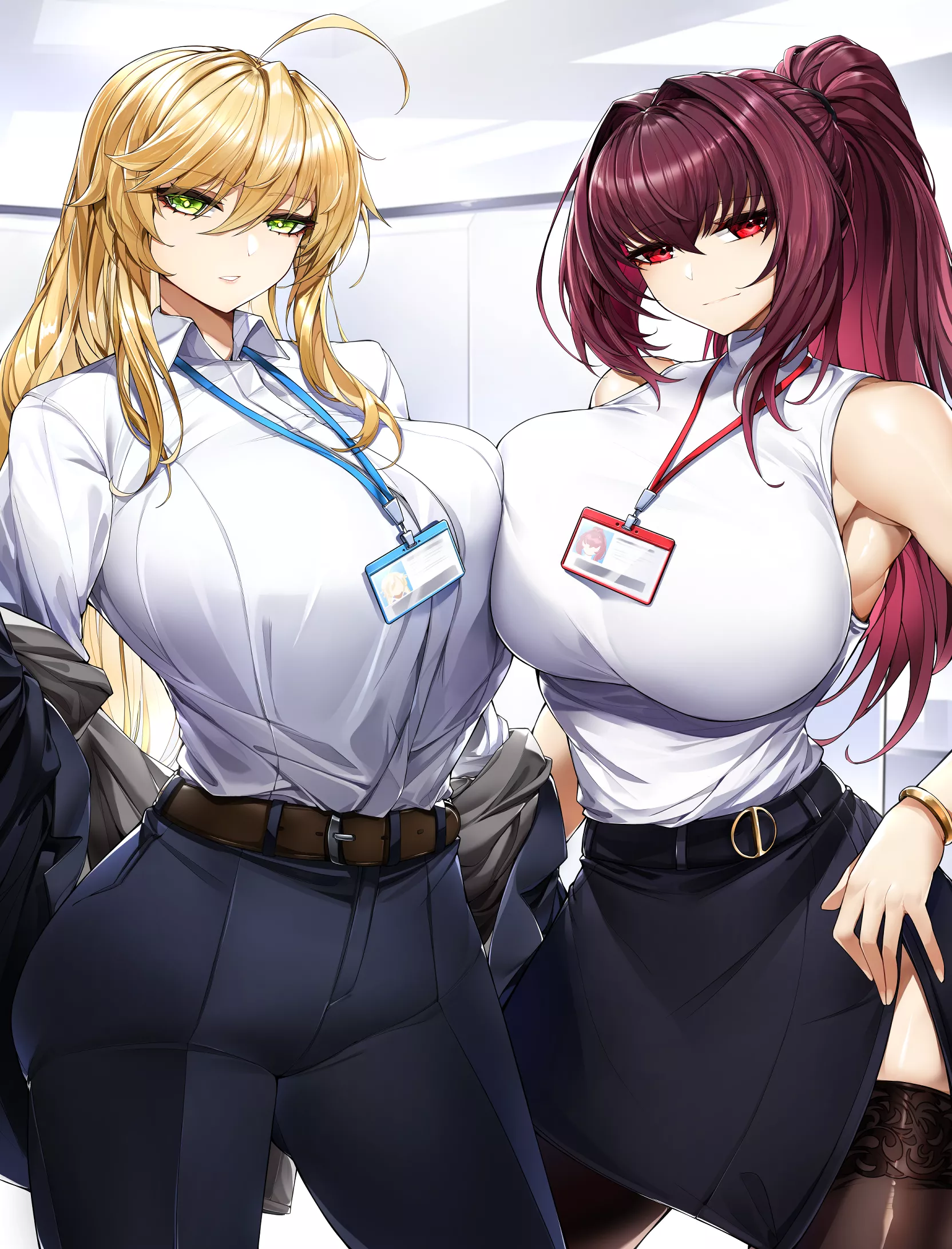 Office Ladies, Lartoria & Scathach.