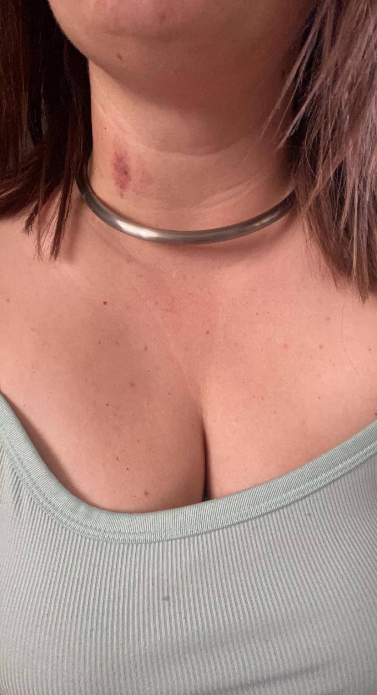 Officially collared today by the best key holder in the world! â˜ºï¸ in love with my life of submission ðŸ¥°ðŸ˜ðŸ¥º