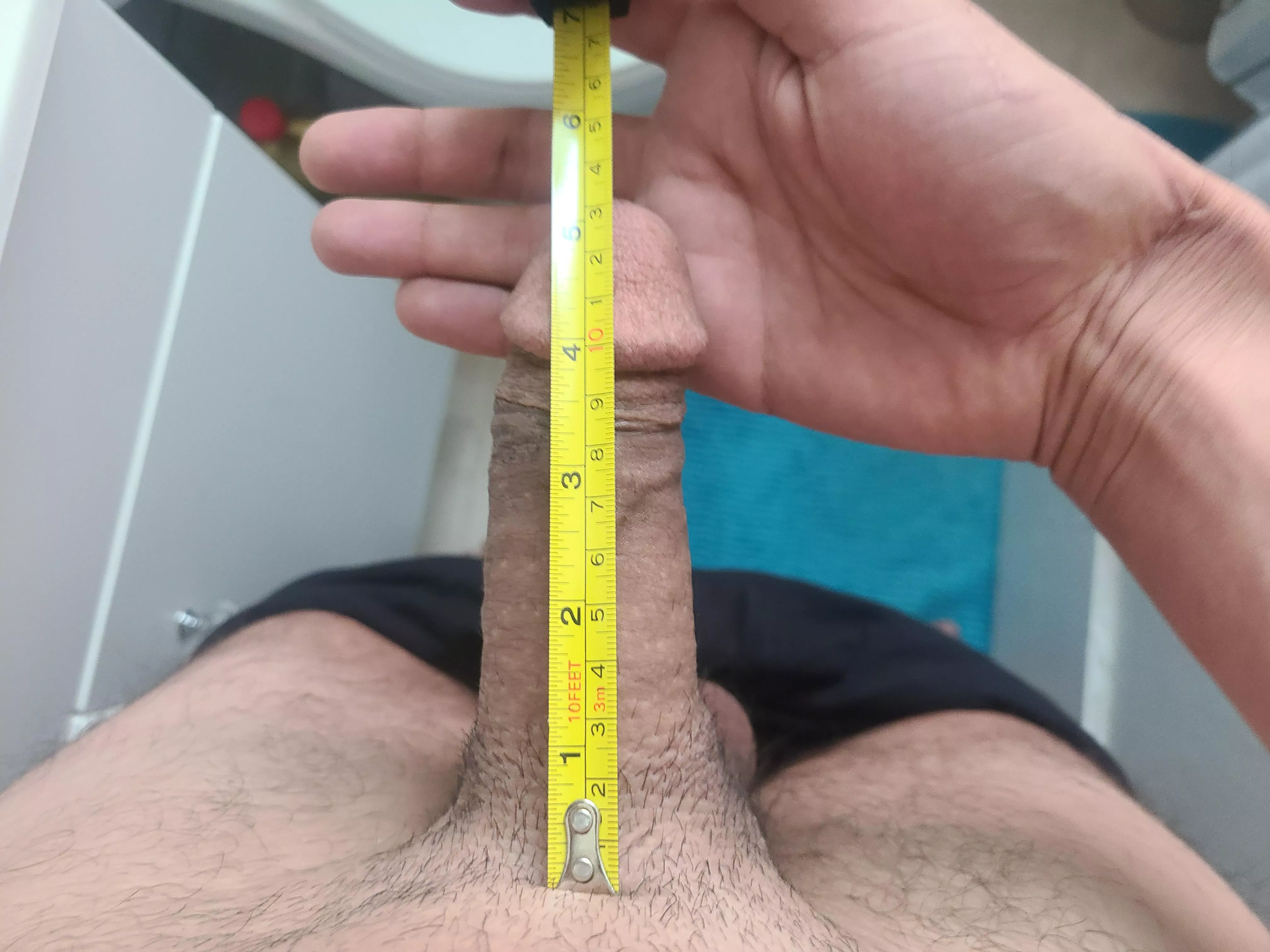 Officially measured from the base