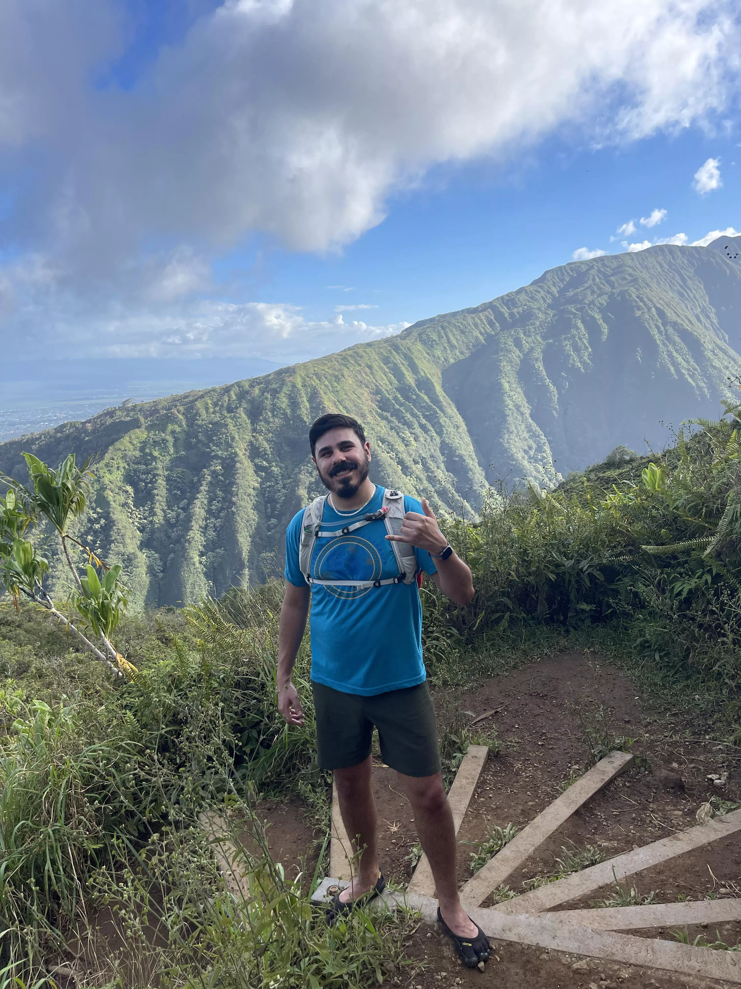 On a hike in one of my favorite places in the world, Maui, HI