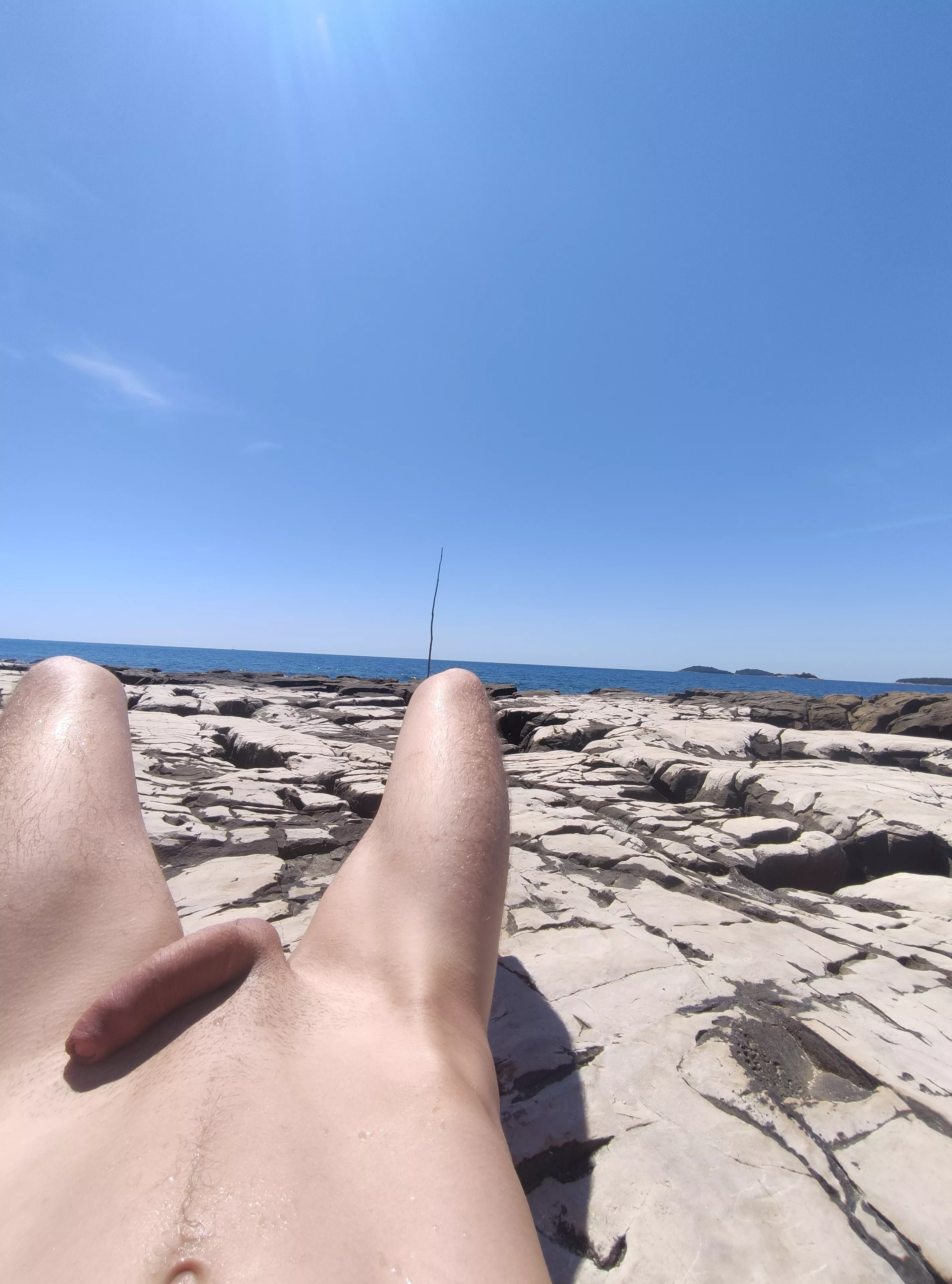 On the beach