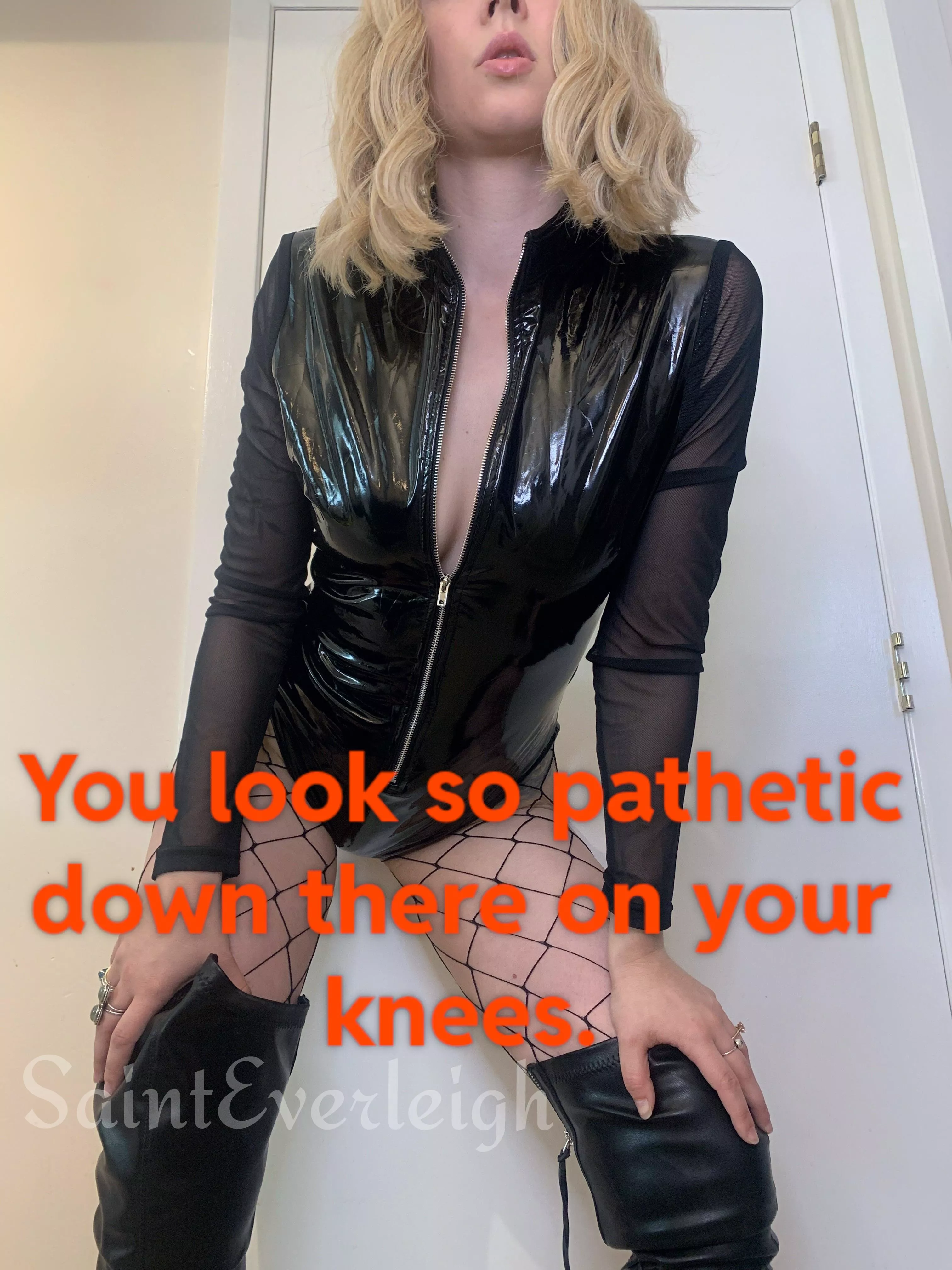 On your knees