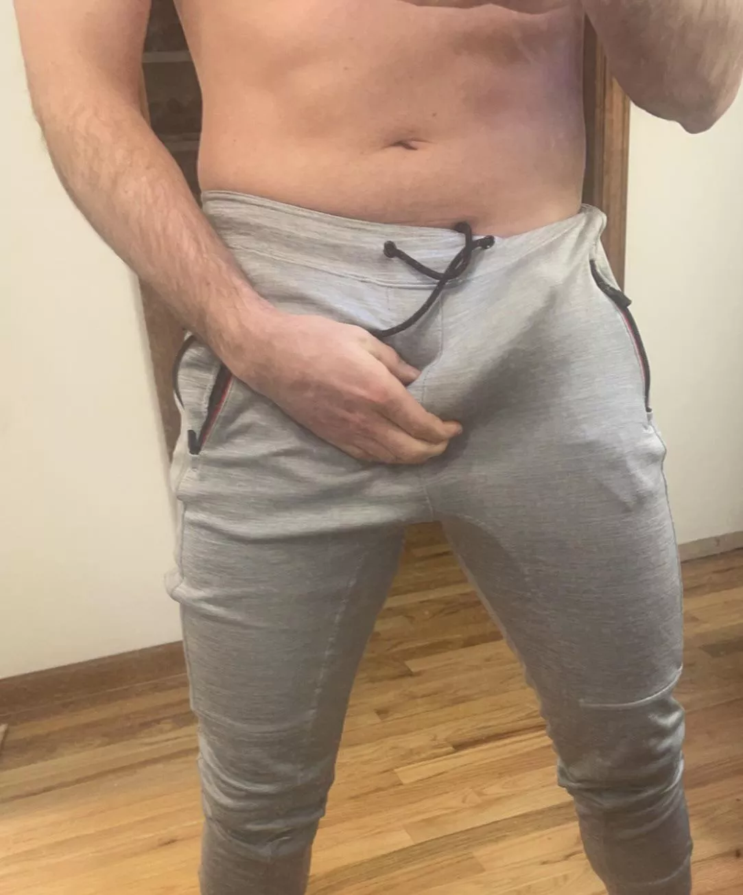 One upvote and I’ll wear these sweats in public