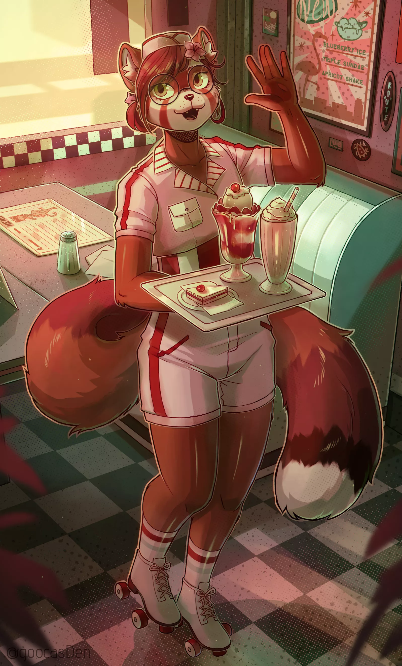 Order up! 🍨🍰 (commission by me @goocasden)