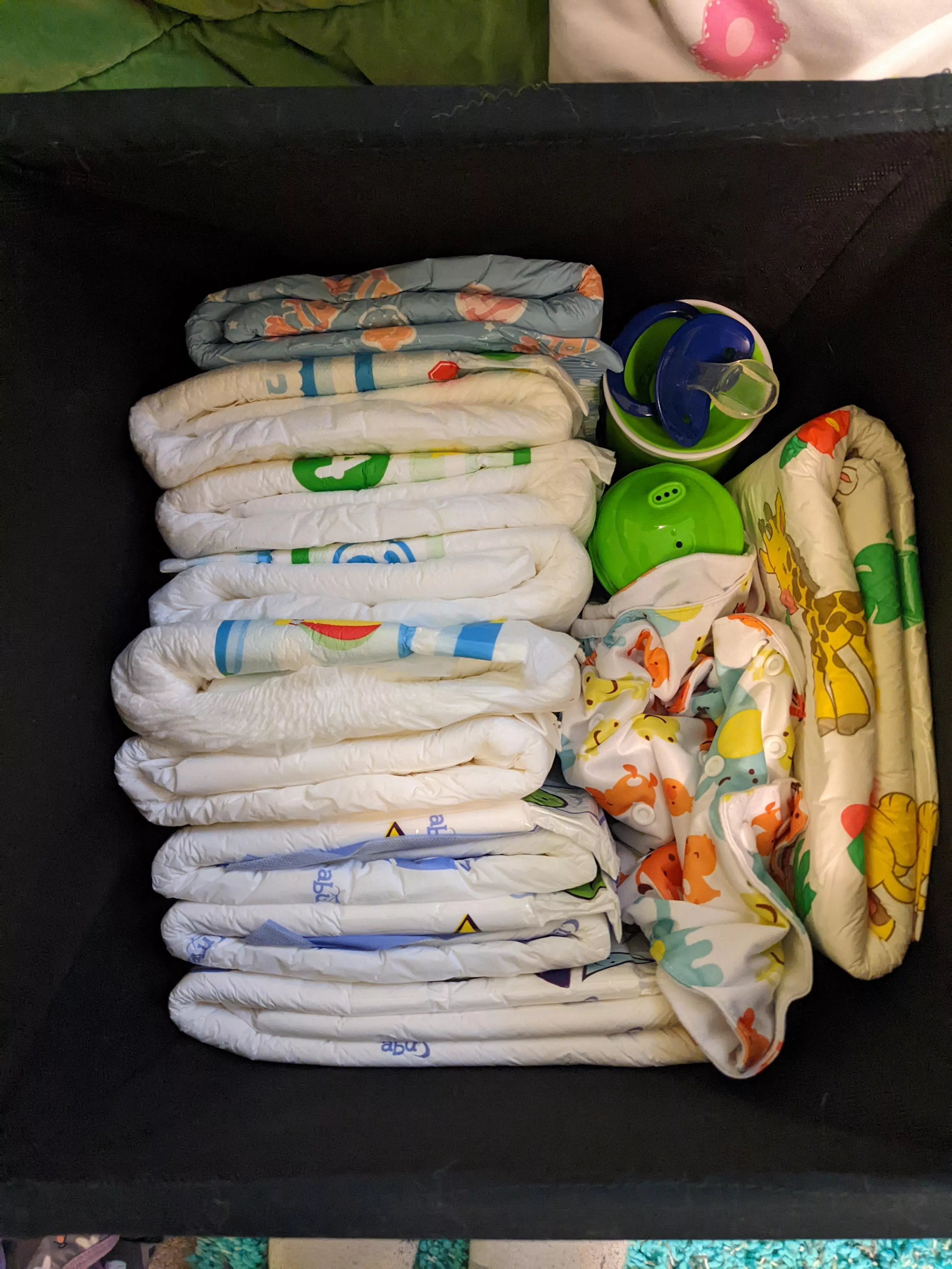 Organized my little stash. What diaper should I order next?