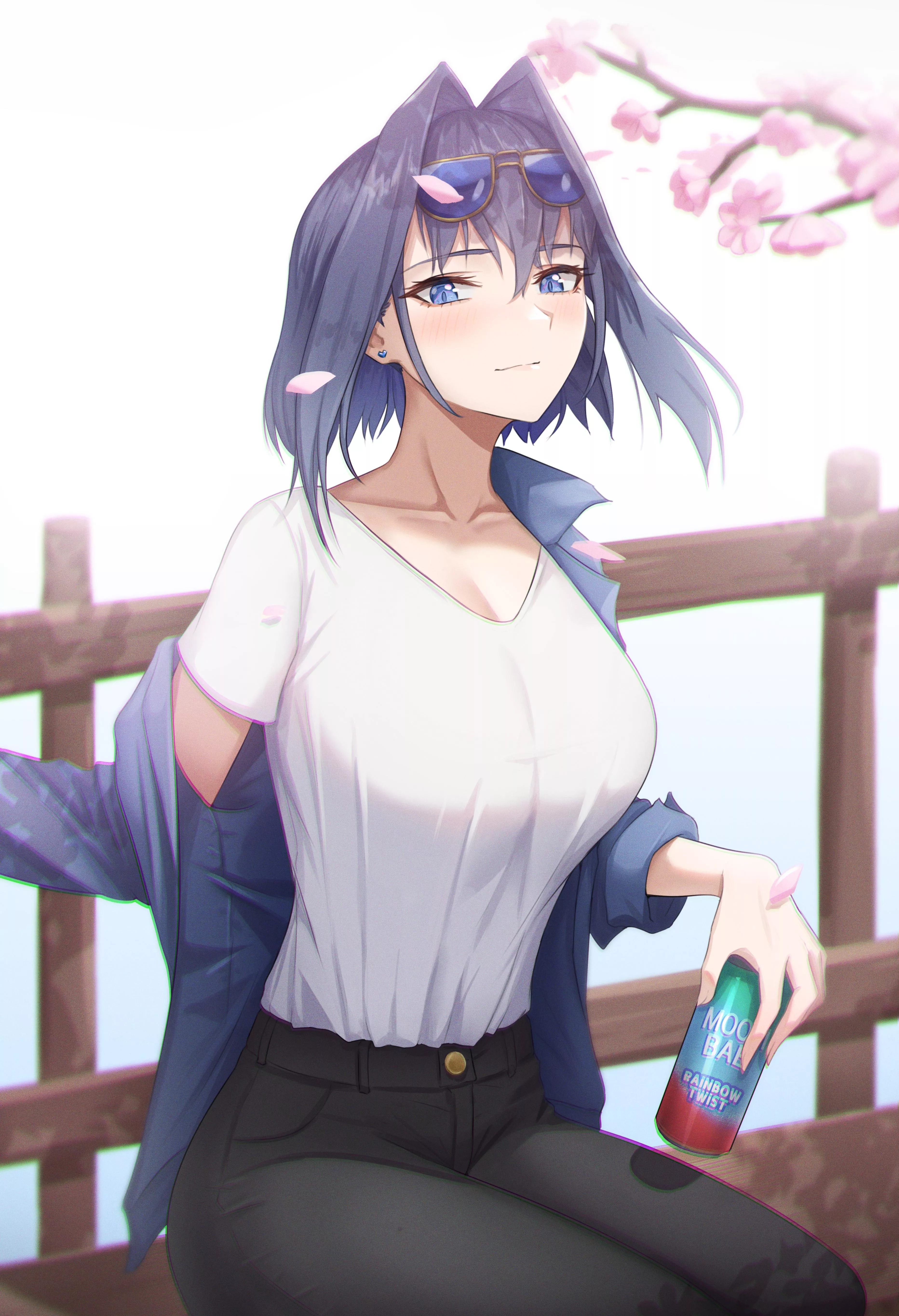 Ouro Kronii Casual Sakura Date (Zenya) [Hololive]