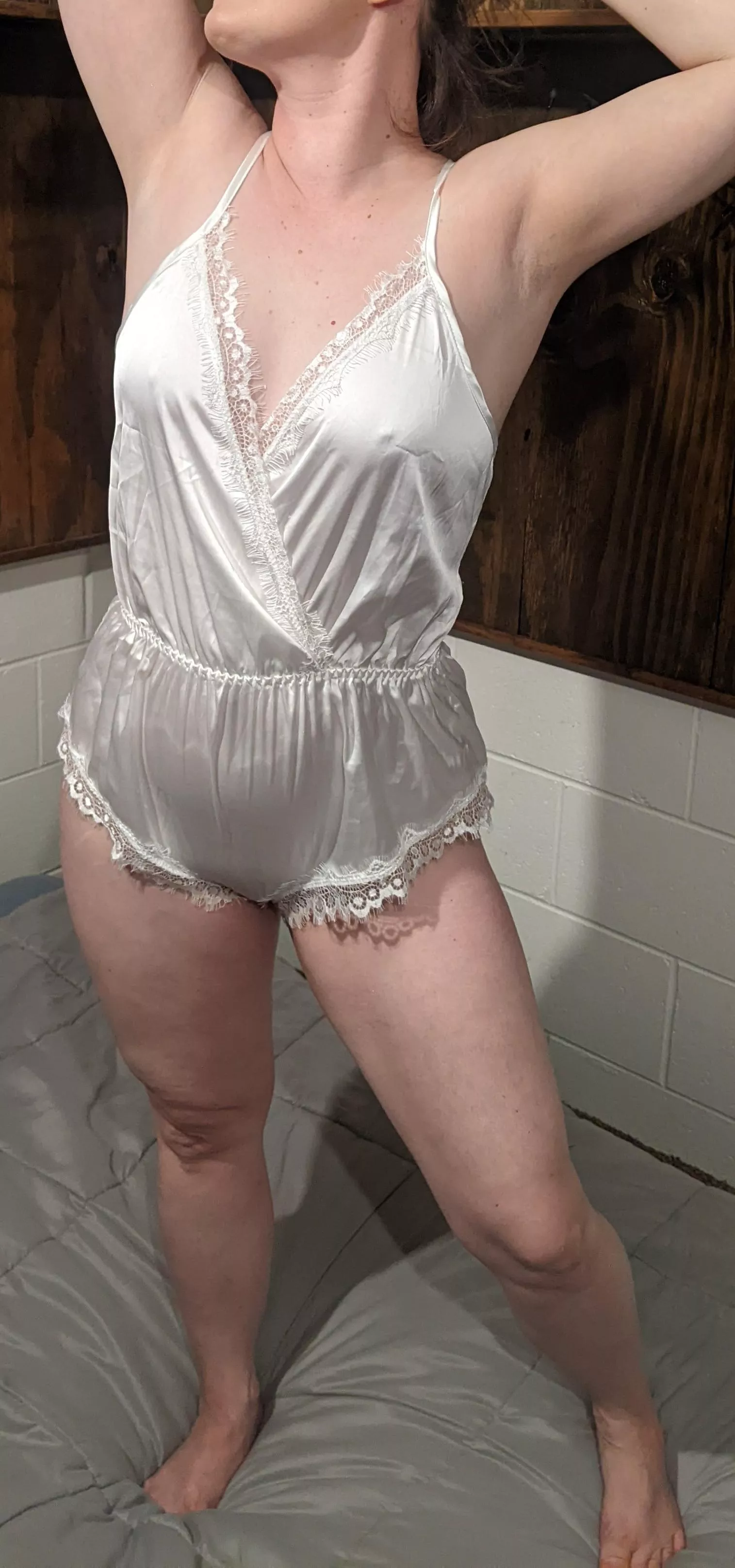 Outfit was different but fun. Does it look good on me?