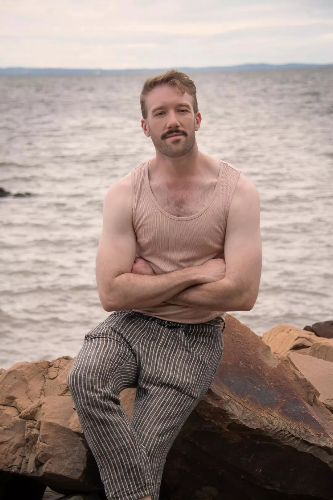 Pale boi by the beach