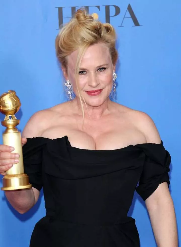 Patricia Arquette and her Golden Globes