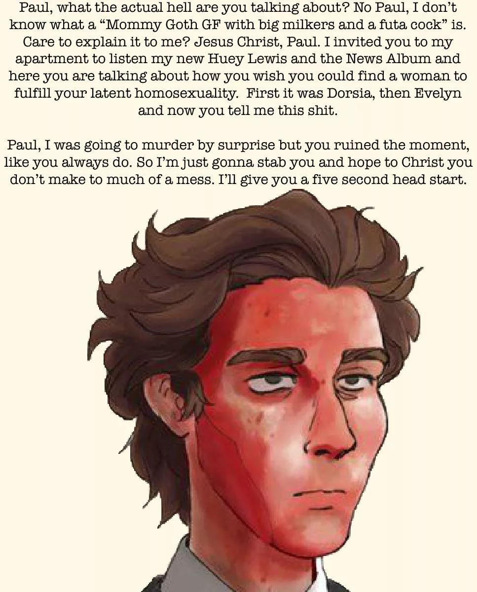 Patrick Bateman bullies you [Paul Allen POV] [AU] [Degrading] [Degenerate] [Art by Caprisunmom]