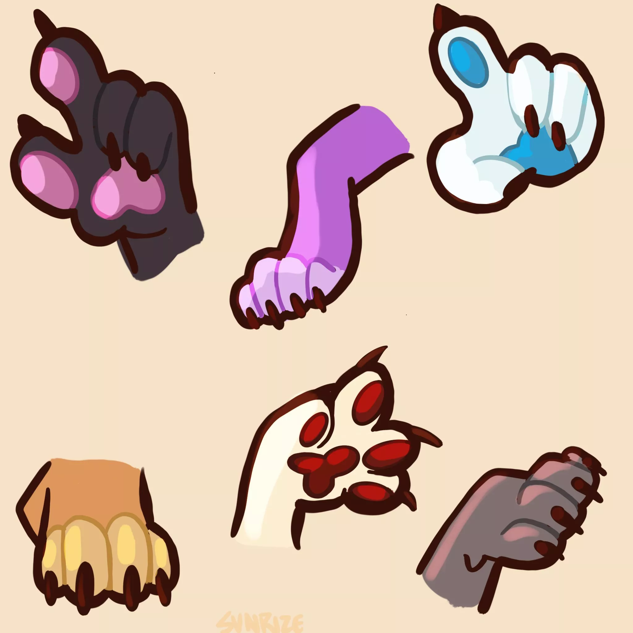 paw day! (art by me)