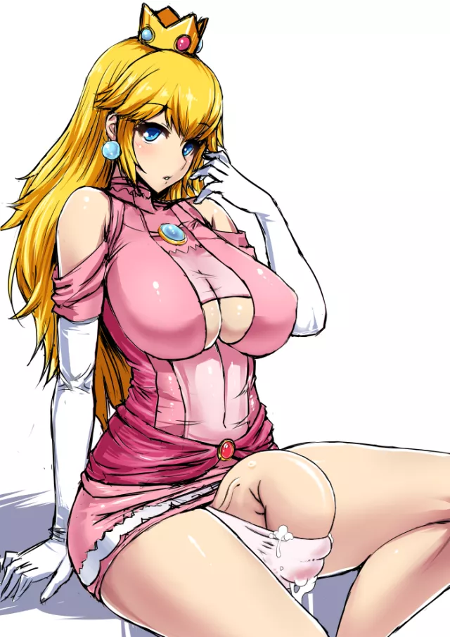 Peach would love your help in cleaning up this nice mess