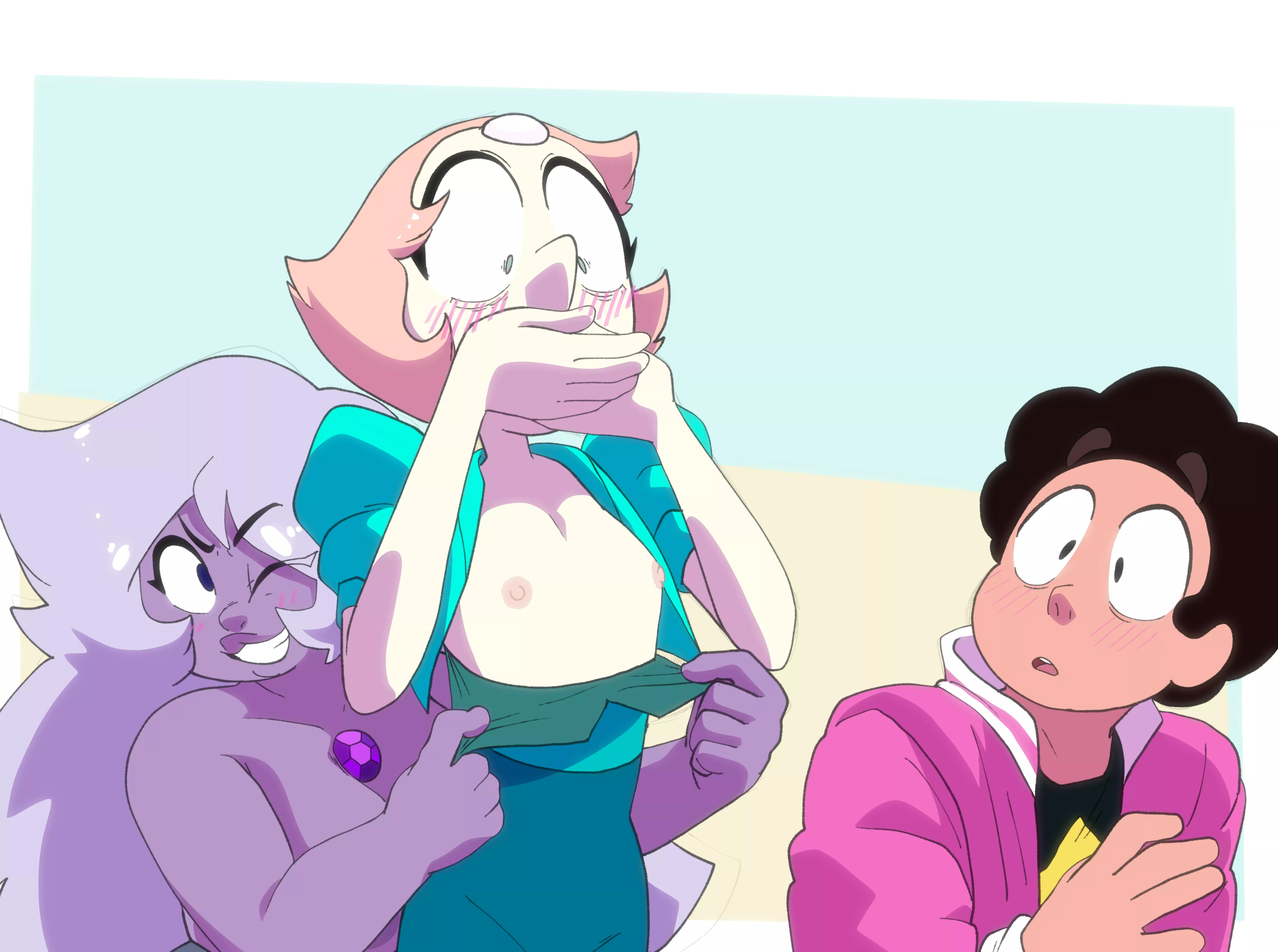 Pearl's flat chest