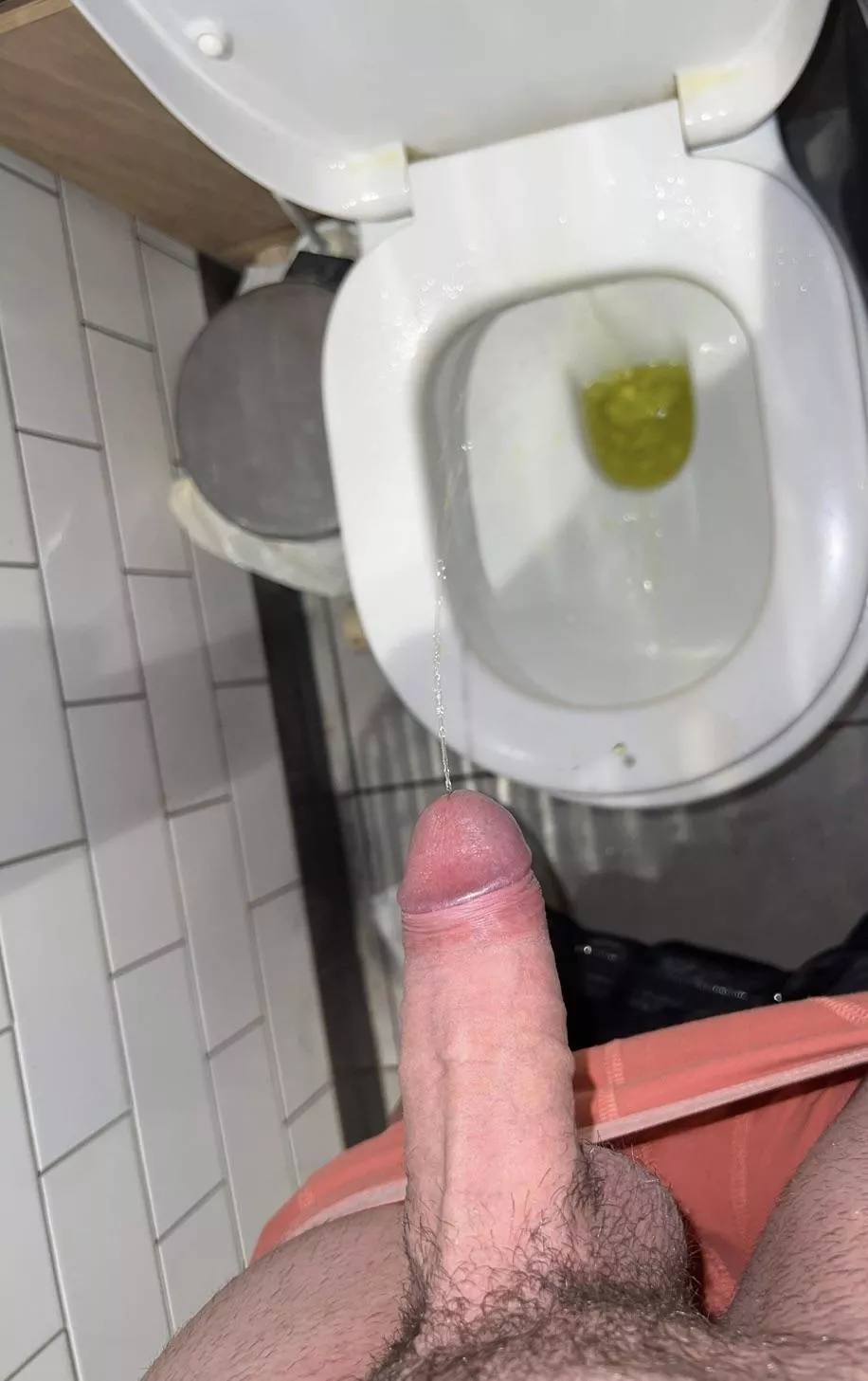 Pee at MC toilet