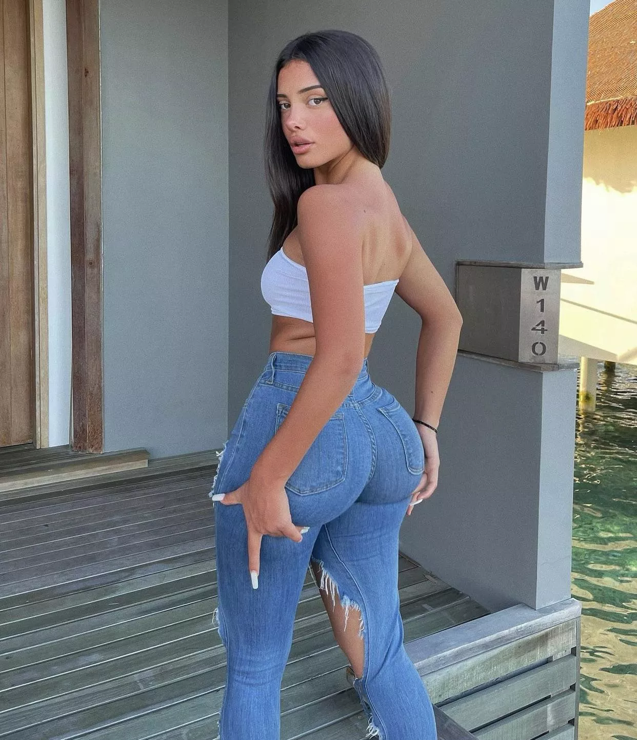 Perfect ass in jeans