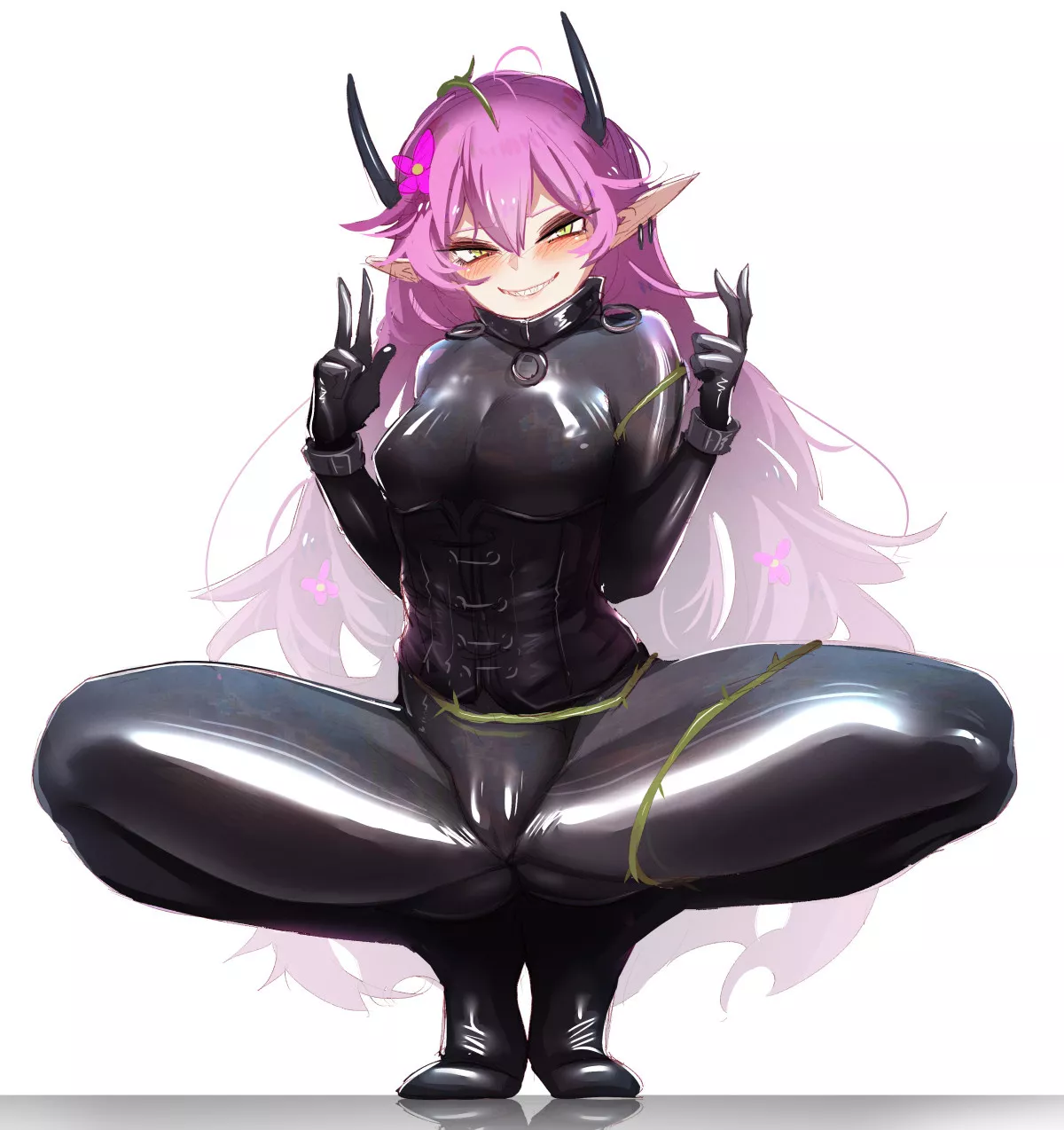 Perfect Suit Lewd Squatting Showing Off (At2.) [Original]